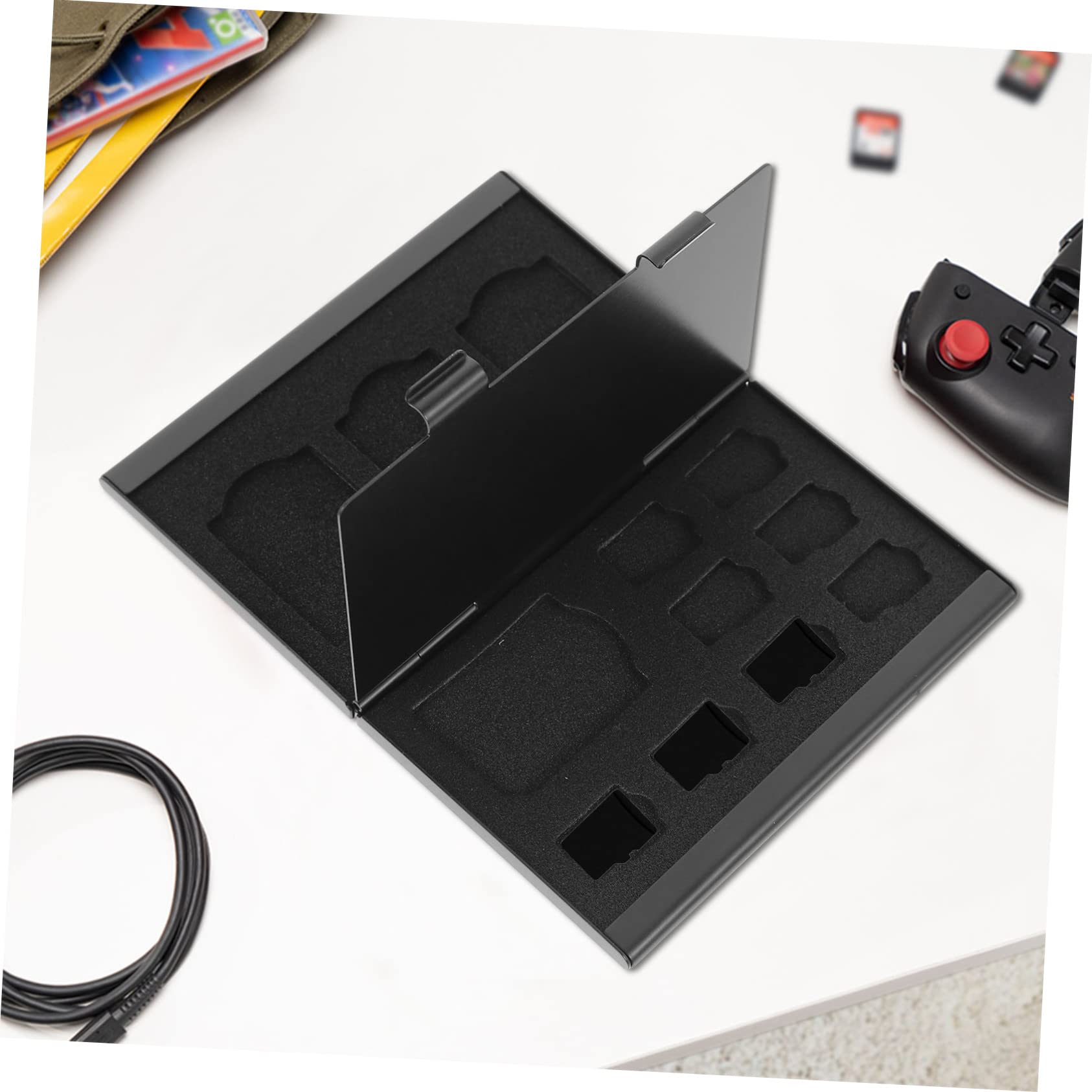 Uonlytech 2-Pack Waterproof Memory Card Storage Case - Organizer Box with Slots for SD, MicroSD, CF Cards - Durable PP Material for Camera, Drone, GoPro Accessories (Perfect for Travel & Outdoor Photography)