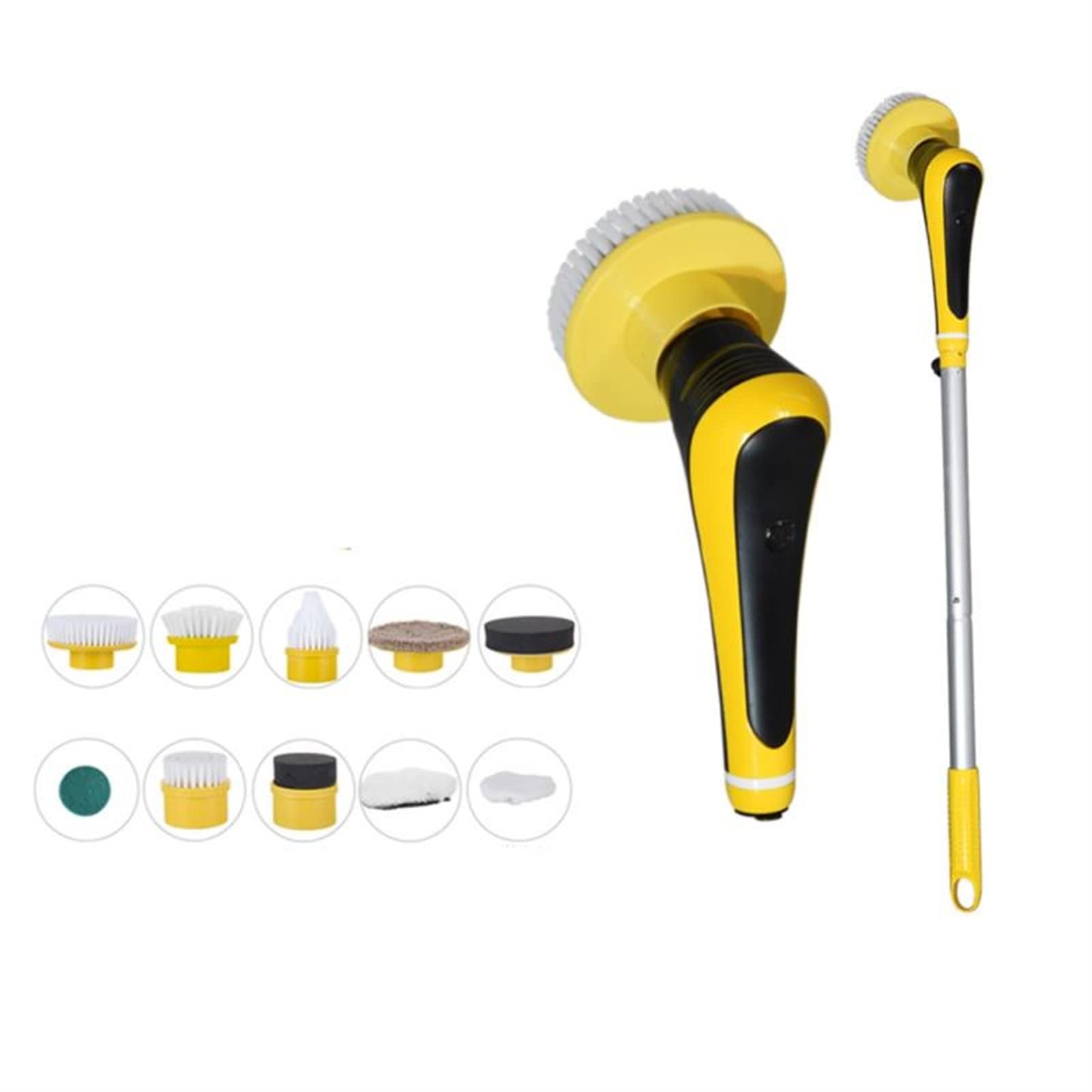 Electric Cleaning Brush Kit - Bathroom Tile & Kitchen Scrubber for Floors & Tubs