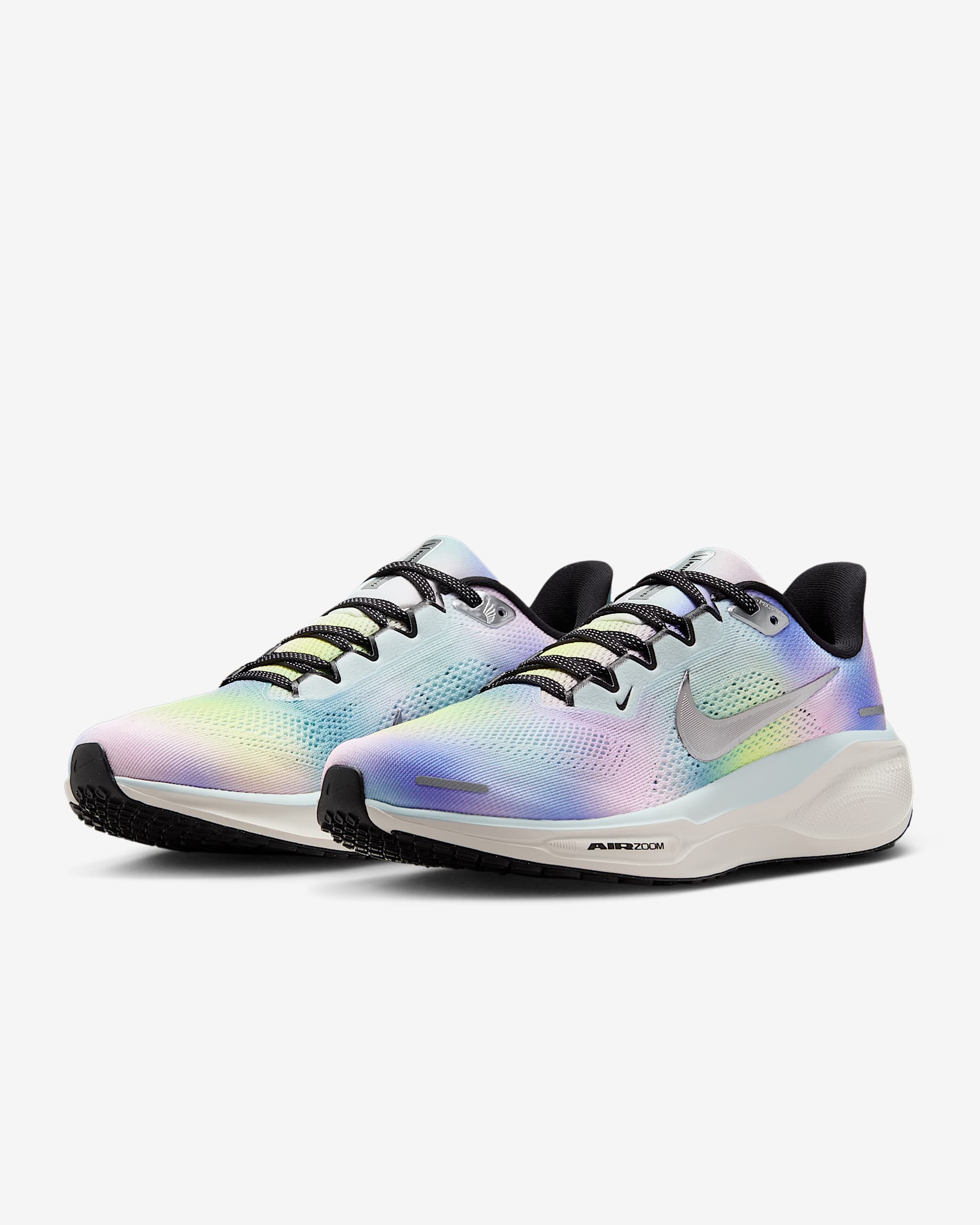Nike Air Zoom Pegasus 41 SE Women's Running Shoes - Glacier Blue/Metallic Silver (B Width) | Lightweight Cushioned Sneakers for Jogging, Gym & Everyday Wear