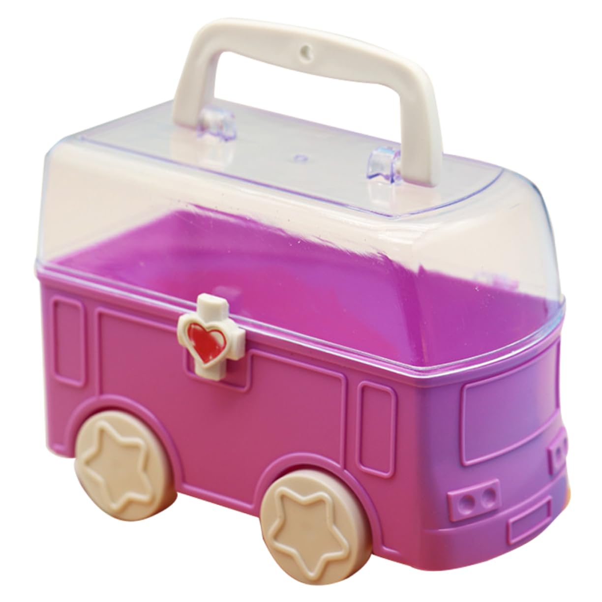 Car-Shaped Plastic Storage Containers with Lids - Toy Organizer Box for Kids Room, Playroom & Car Storage | Durable Household Storage Bins for Toys, Crafts & Small Items