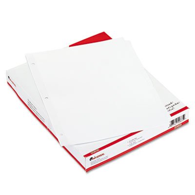 Economy 5-Tab Letter Size White Index Dividers - 36 Sets per Box (1 Box) - Perfect for Office Filing, School Binders & Document Organization