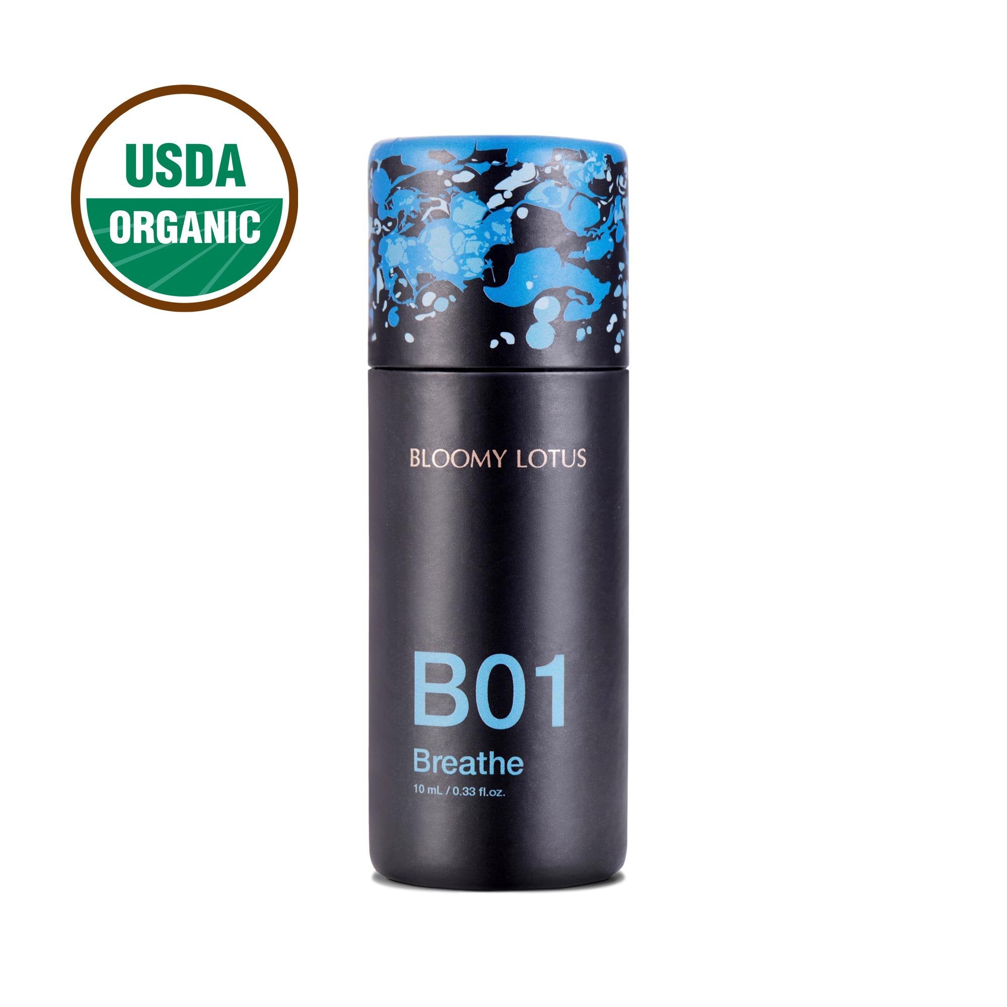 Bloomy Lotus Essential Oil for Aromatherapy - 10ml Pure Natural Breathe Relief - Perfect for Diffusers, Massage & Relaxation at Home or Spa