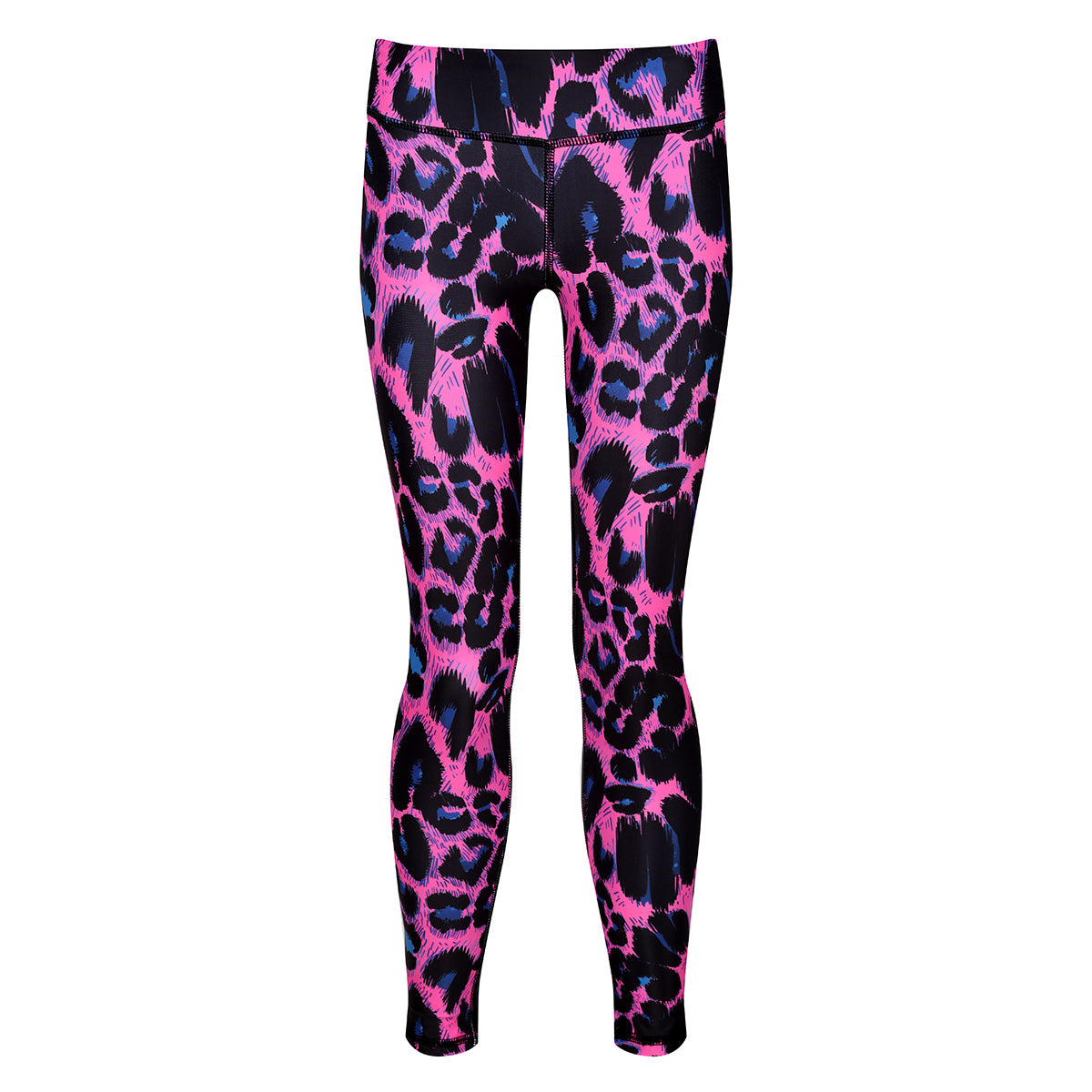 Violet Lynx Print Kids Leggings - Soft Stretchy Comfortable Girls Yoga Pants for Dance, Play & Everyday Wear