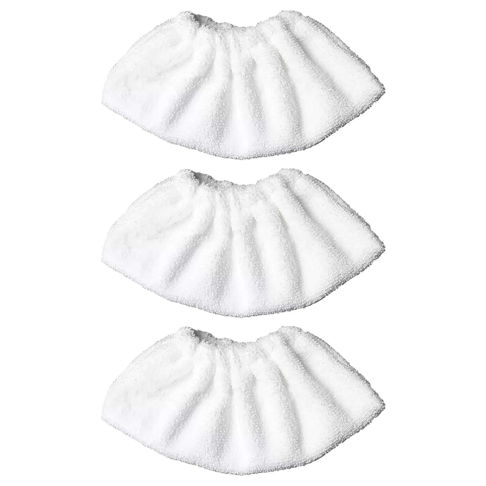 3 Pack Steam Cleaner Replacement Cloths - Reusable Microfiber Towel Sleeves for Most Handheld Steamers - Universal Fit for Deep Cleaning Floors, Upholstery & Home Surfaces - Perfect for Kitchen, Bathroom & Car Detailing