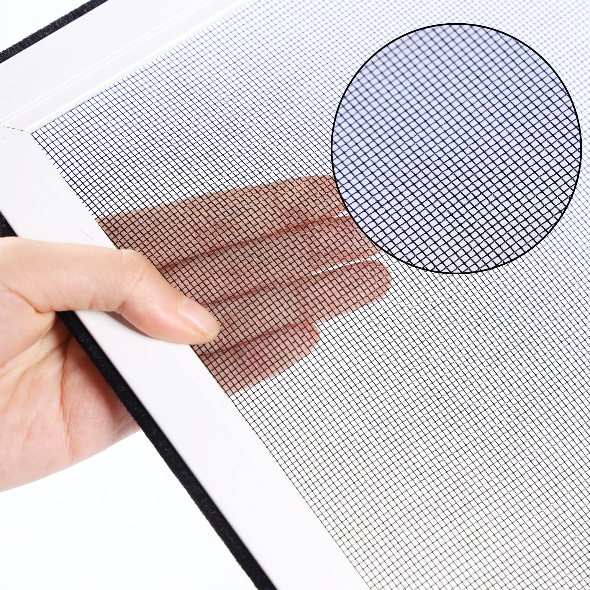 Adjustable Expandable Window Screens 2-Pack - 15.74”H x 21