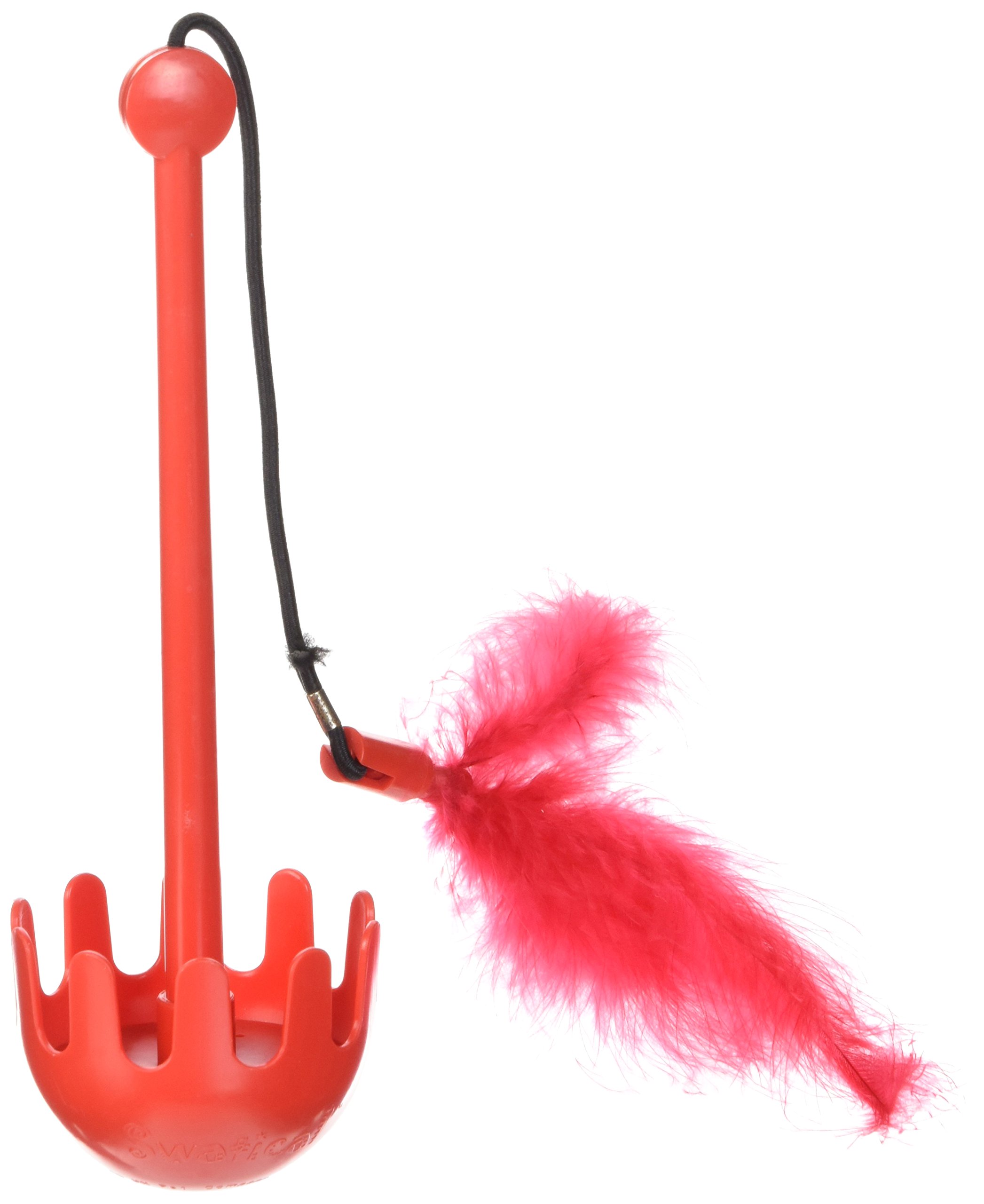 JW Pet Company Swatical Cat Toy - Interactive Feather Wand for Indoor Cats - Perfect for Playtime & Exercise