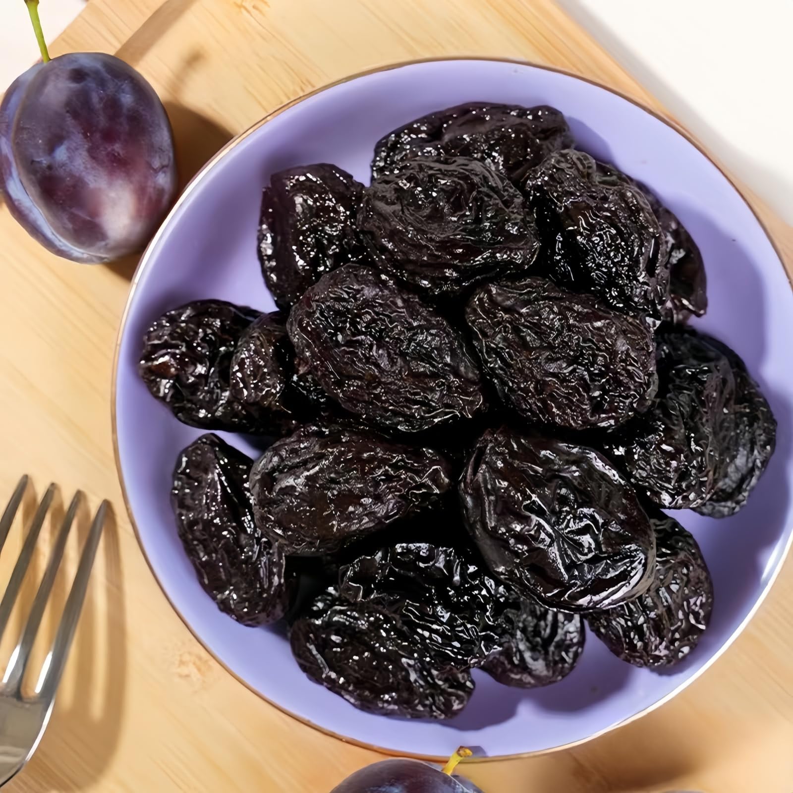 Organic Dried Plums No Sugar Added | Vegan, Gluten-Free, Kosher Certified | 100% Natural Prunes Snacks | 11.5oz (328g) Resealable Bag | Perfect for Healthy Snacking, Baking & Trail Mixes