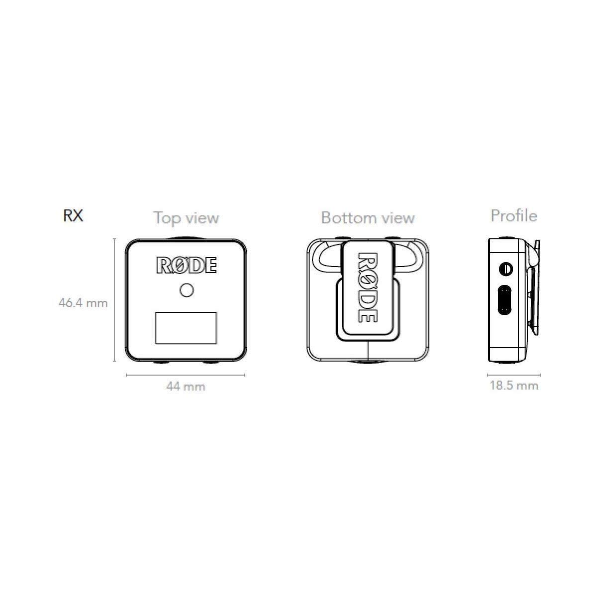 Rode Wireless GO Compact Wireless Microphone System - White | Professional Lavalier Mic for Vlogging, YouTube, Interviews & Live Streaming | Ideal for Content Creators, Podcasters & Filmmakers