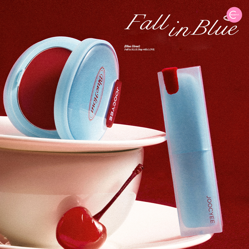 Joocyee Winter Blue Tone Series Makeup Set - All-in-One Cosmetics Kit for Eyeshadow, Blush & Lipstick | Perfect for Holiday Parties & Winter Makeup Looks