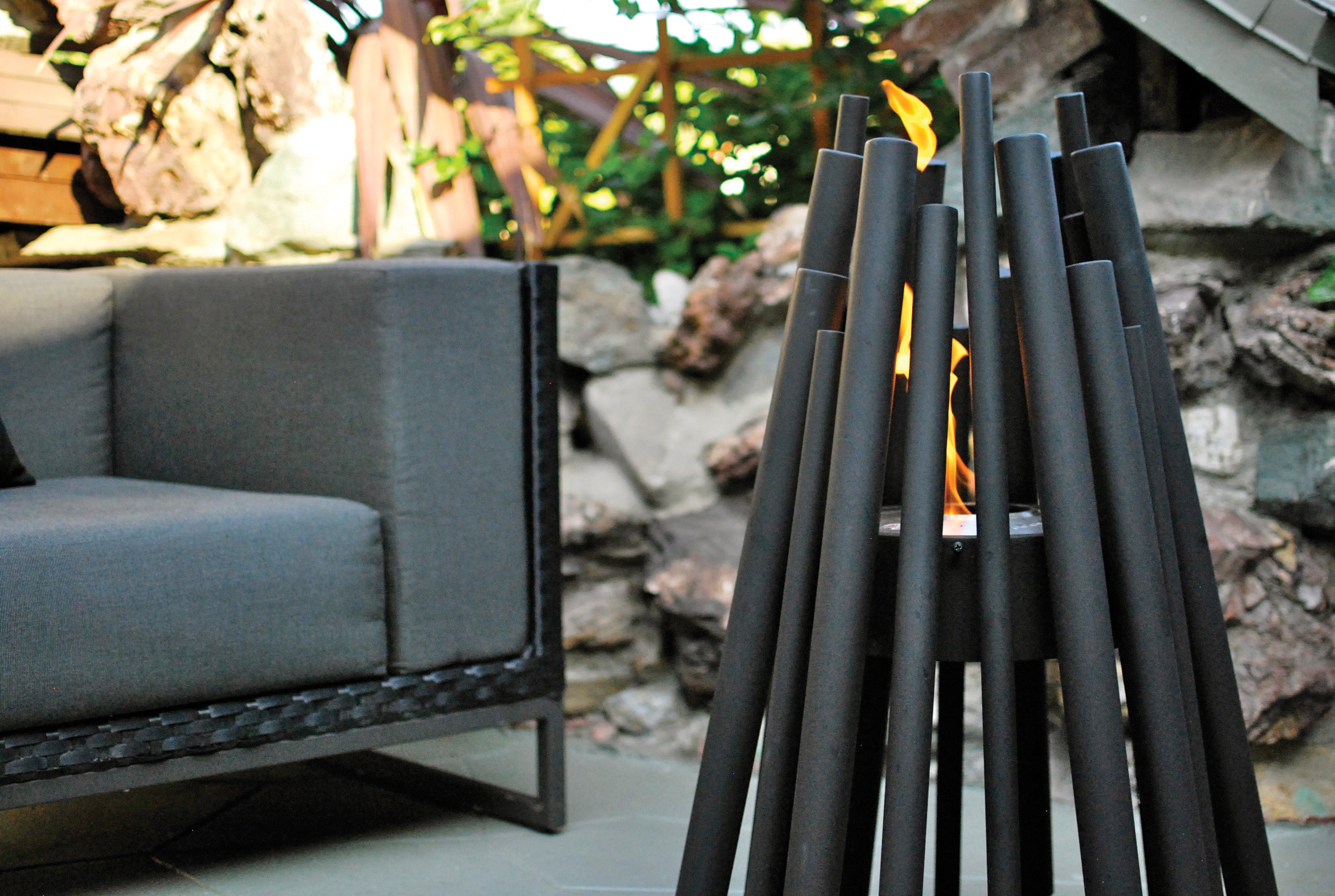 EcoSmart Fire Stix - Portable Outdoor Fire Pit for Camping, Backyard, and Patio - Compact & Eco-Friendly Wood Burning Fire Pit for Travel & Gatherings