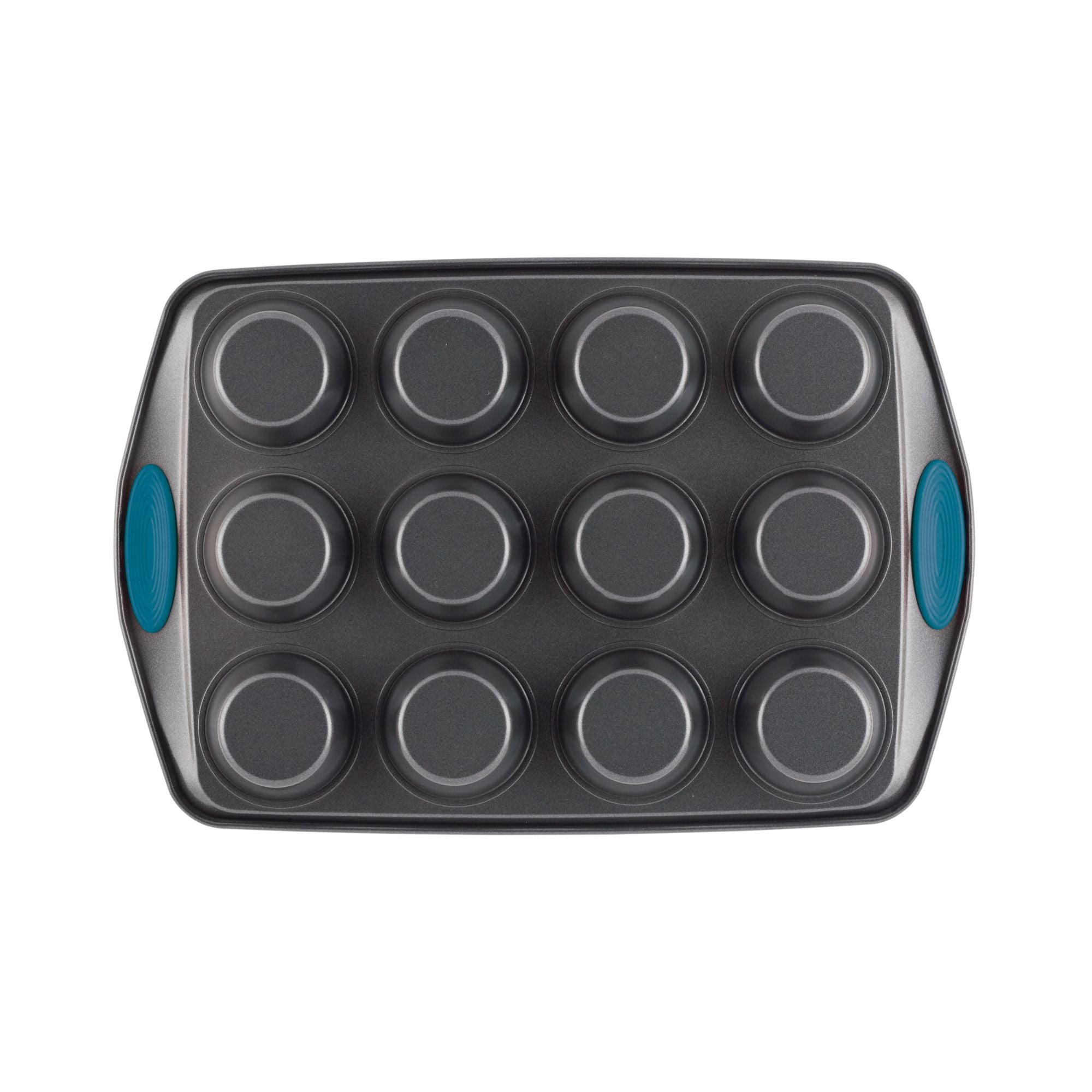 Non-Stick 12-Cup Muffin Pan for Baking - Perfect for Cupcakes, Muffins & Mini Pies - Heavy Duty Carbon Steel Baking Tray for Home, Kitchen & Party Use