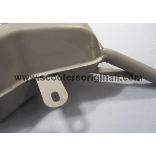 Lambretta 42mm Ancillotti Exhaust with 2-Piece U Bend - High Performance Scooter Muffler for Lambretta Scooters | Perfect for Urban Commuting & Scooter Enthusiasts