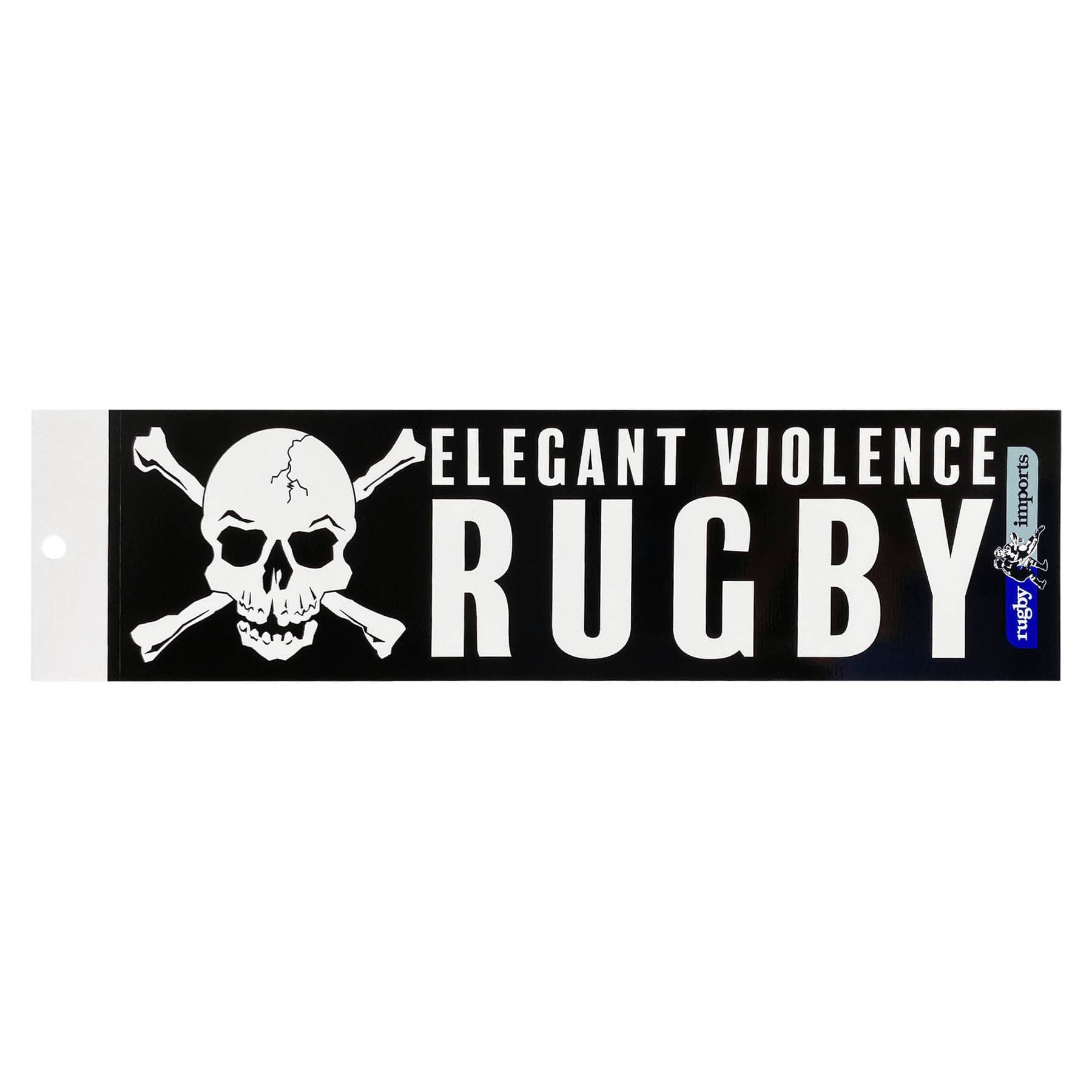 Elegant Violence Rugby Bumper Sticker - Premium Vinyl Decal for Cars, Trucks & Laptops - Show Your Rugby Team Spirit on Game Day