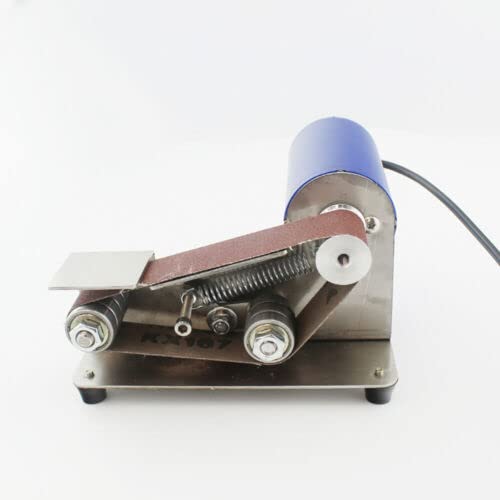 Waterproof Electric Belt Sander - Professional Knife Sharpener & Fixed Angle Grinder with Polishing Function | Perfect for Woodworking, Metalworking & DIY Home Projects