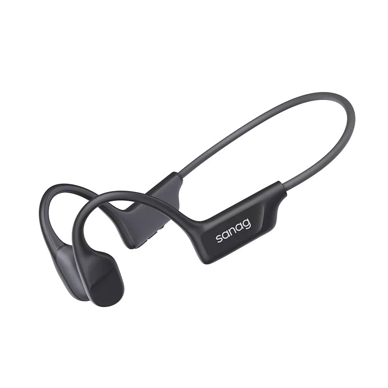 Sanag B22S Pro Open Ear Wireless Bluetooth Bone Conduction Headphones - Sweatproof for Running, Cycling & Outdoor Sports