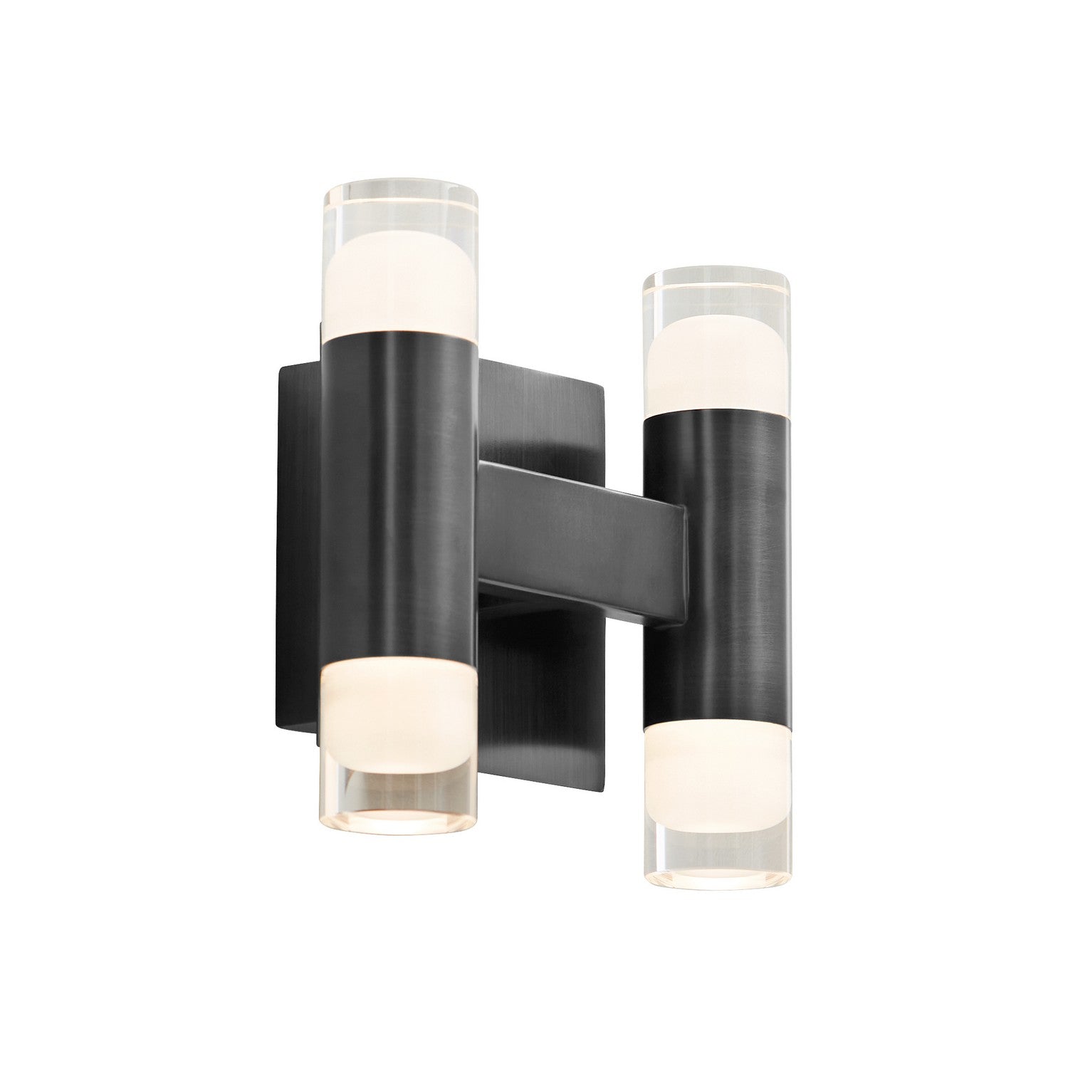 Oxygen Alarum 3 595 15 Wall Sconce Light Fixture - Black Matte Finish - Perfect for Bedroom, Hallway & Staircase Lighting