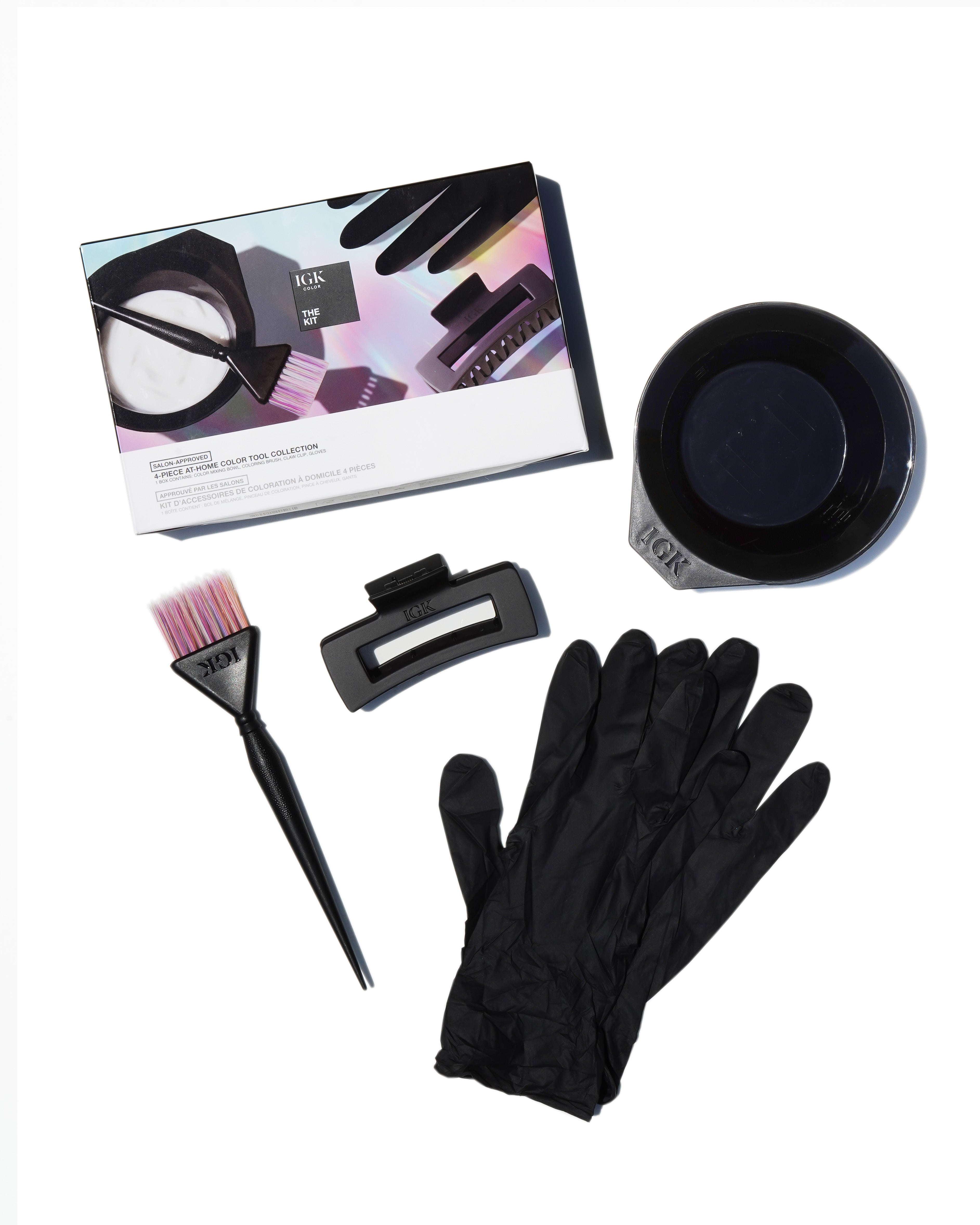 Professional At-Home Hair Color Kit with Brushes, Bowls & Gloves - DIY Hair Dyeing Tools for Salon-Quality Results | Perfect for Touch-Ups, Root Coverage & Full Hair Coloring at Home