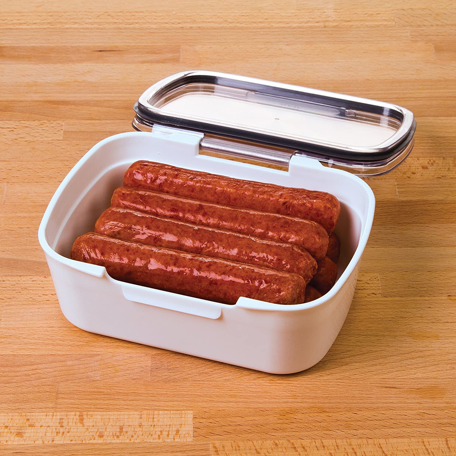 Prepworks ProKeeper Airtight Food Storage Containers Set of 4 - 2 Mini, 1 Large & 1 Large Split Container for Kitchen Pantry Organization | Perfect for Meal Prep, Leftovers, Dry Goods and Snacks Storage