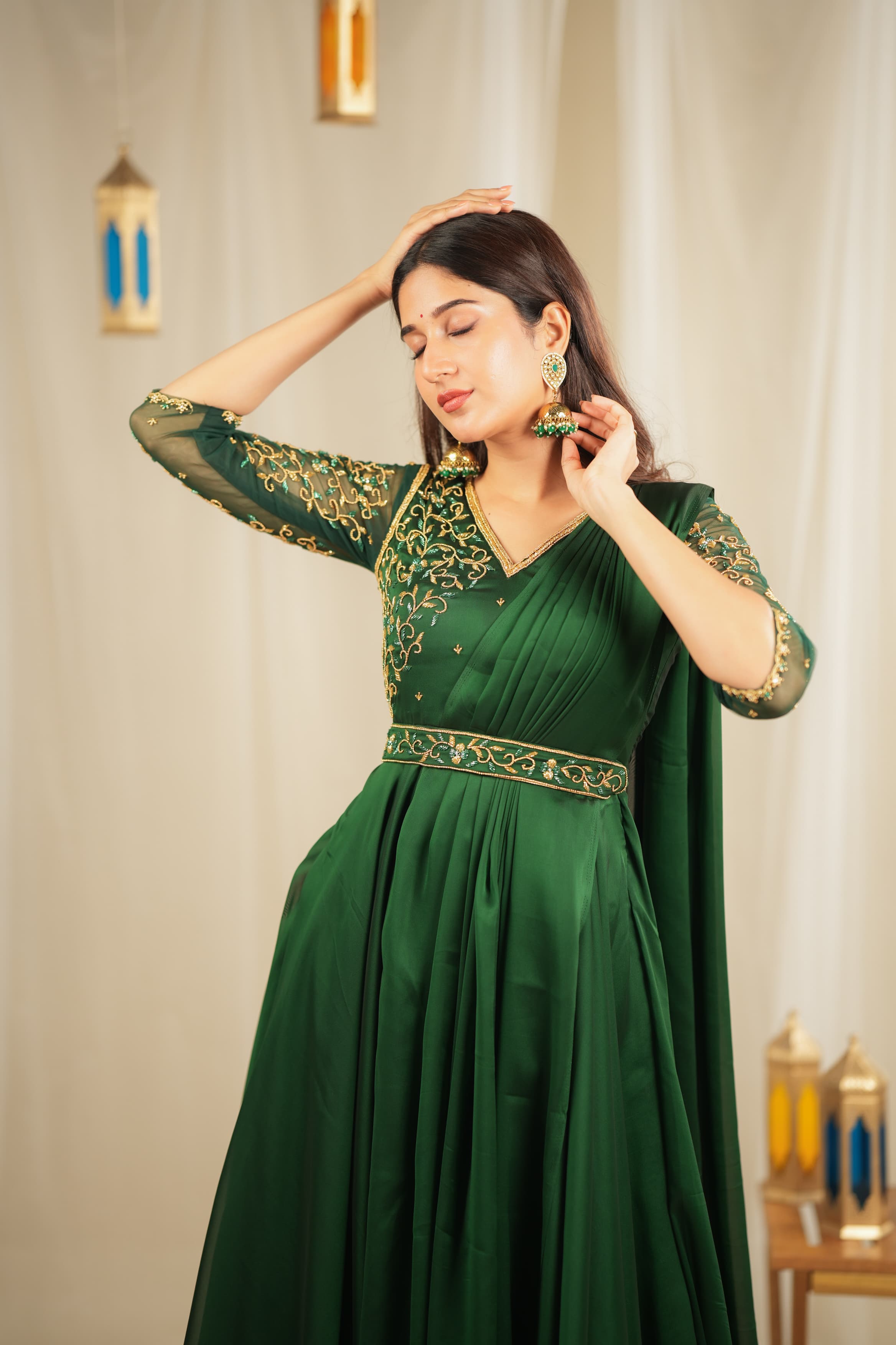 Smiriti Premium Designer Drape Wear for Women - Elegant & Stylish Outfits for Parties, Weddings & Special Occasions
