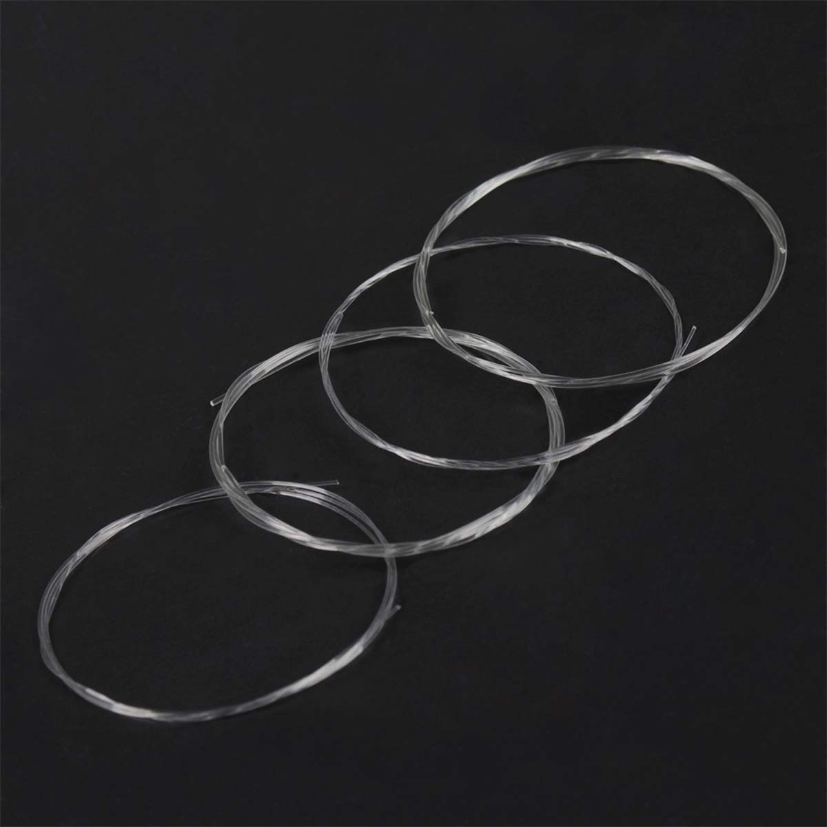 Premium Clear Nylon Ukulele Strings - 3 Full Sets with 5 Guitar Picks & Green Cleaning Cloth | Perfect for Ukulele Maintenance & Replacement | Ideal for Beginners, Professionals & Travel Musicians