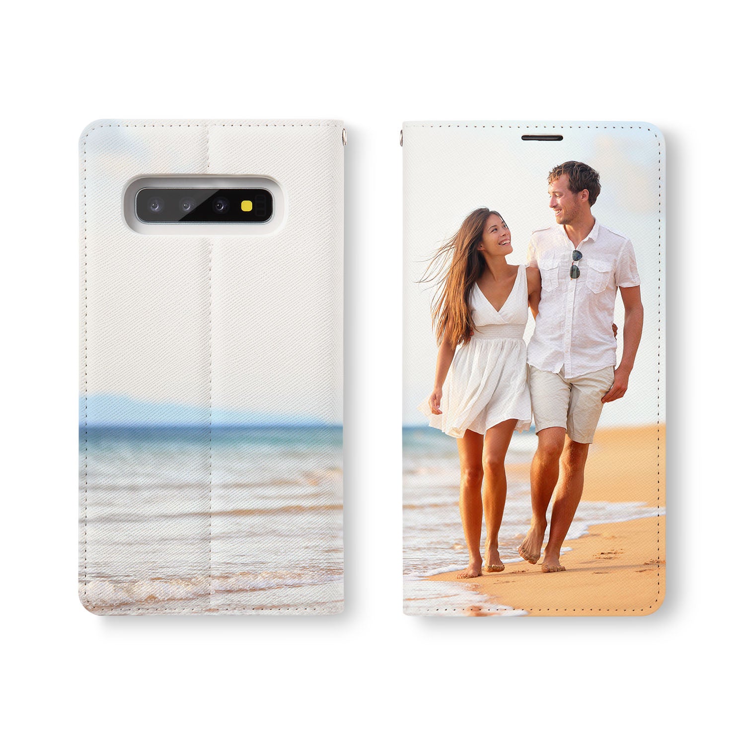 Samsung Wallet with Single Photo Slot - Slim RFID Blocking Leather Wallet for Men & Women - Perfect for Travel, Everyday Use & Gift Giving