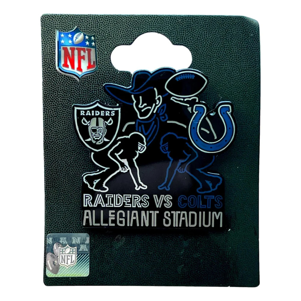 Las Vegas Raiders 2020 Inaugural Season Limited Edition Game Day Pin - Commemorative Collectible for Raiders vs. Colts Match | Perfect for NFL Fans, Sports Memorabilia Collectors, and Game Day Souvenirs