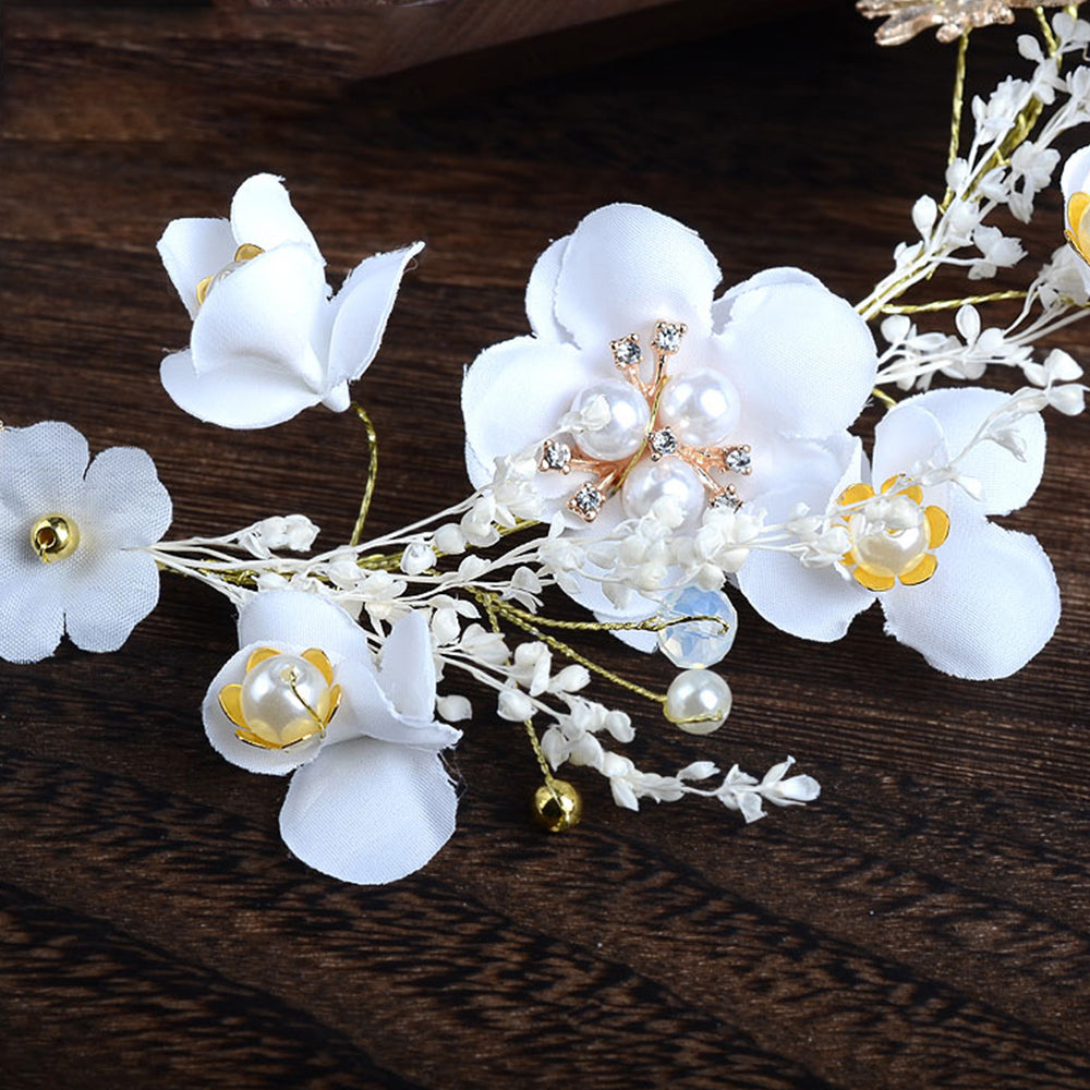 Elegant Flower Girl Hairpin - Cute Headband for Beauty Pageant, Weddings, and Special Occasions