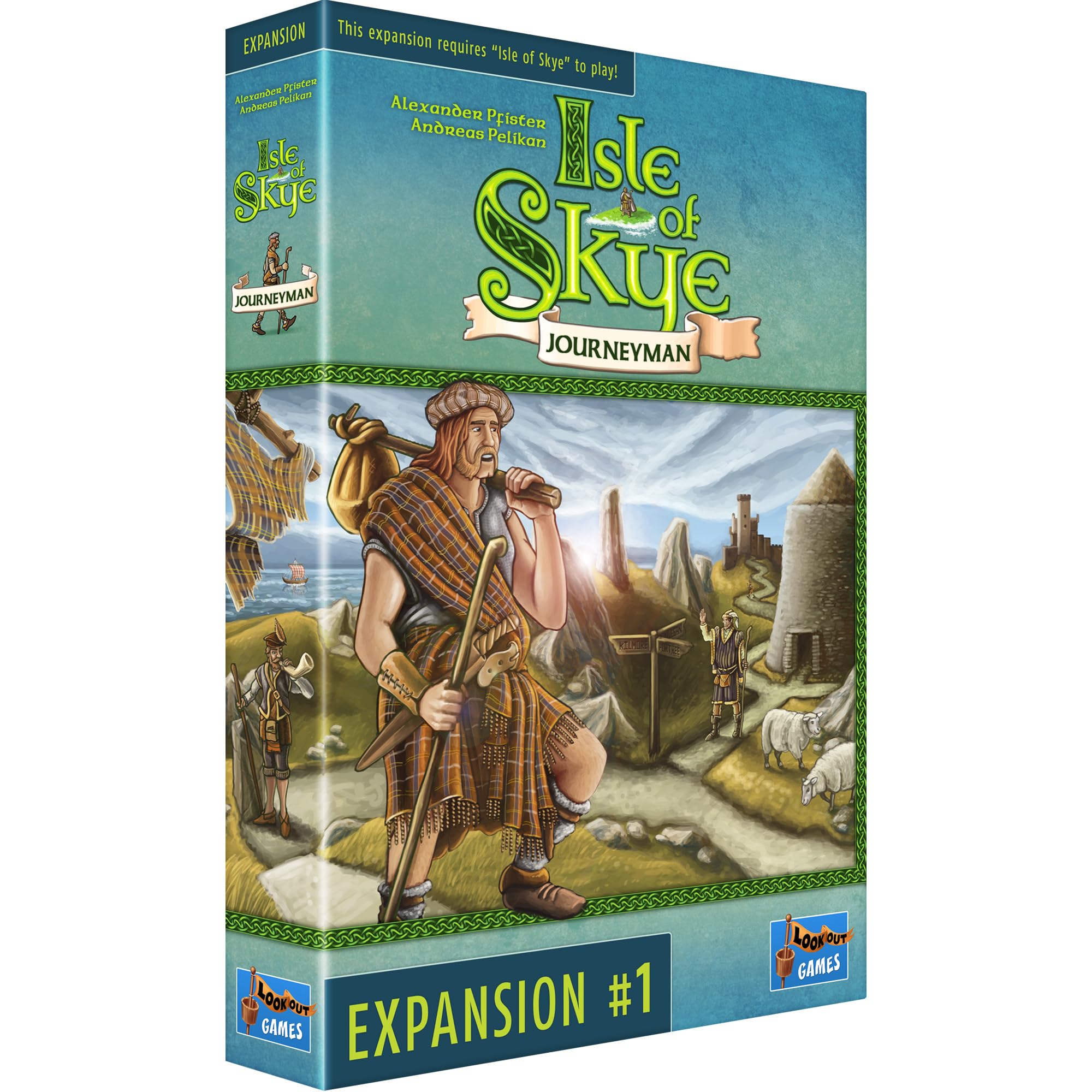 Mayfair Games Isle of Skye: Journeyman Expansion Board Game - Strategy Game Expansion for Adults & Families - Perfect for Game Nights & Family Gatherings