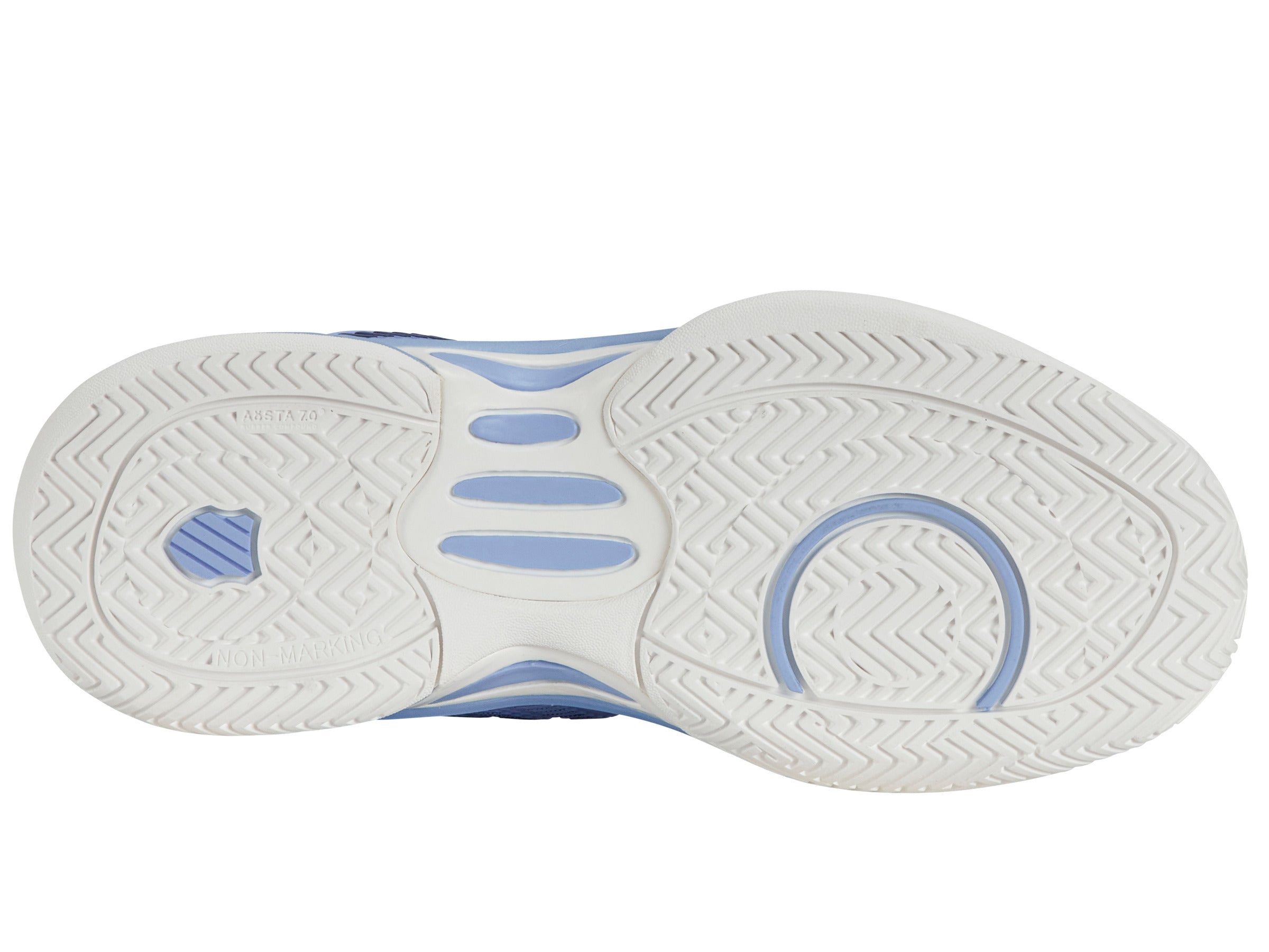 Hypercourt Express 2 Men's Running Shoes - Bright White/Open Air/Estate Blue | Lightweight & Breathable for Training, Gym & Outdoor Sports