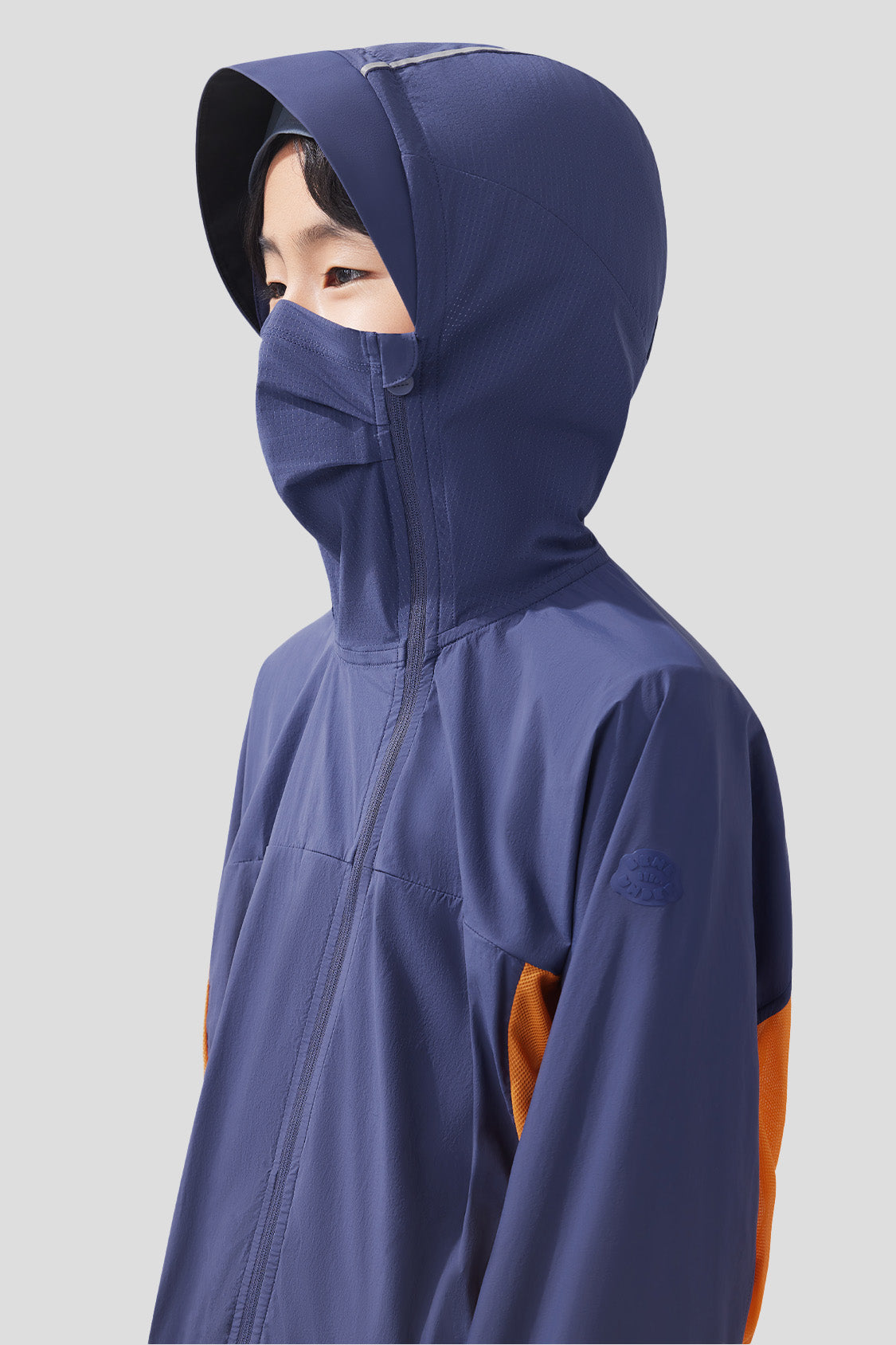 Kids' Lightweight Packable Sun Protection Jacket UPF50+ - Waterproof Windproof Hooded Jacket for Outdoor Activities, Beach, Hiking & Travel