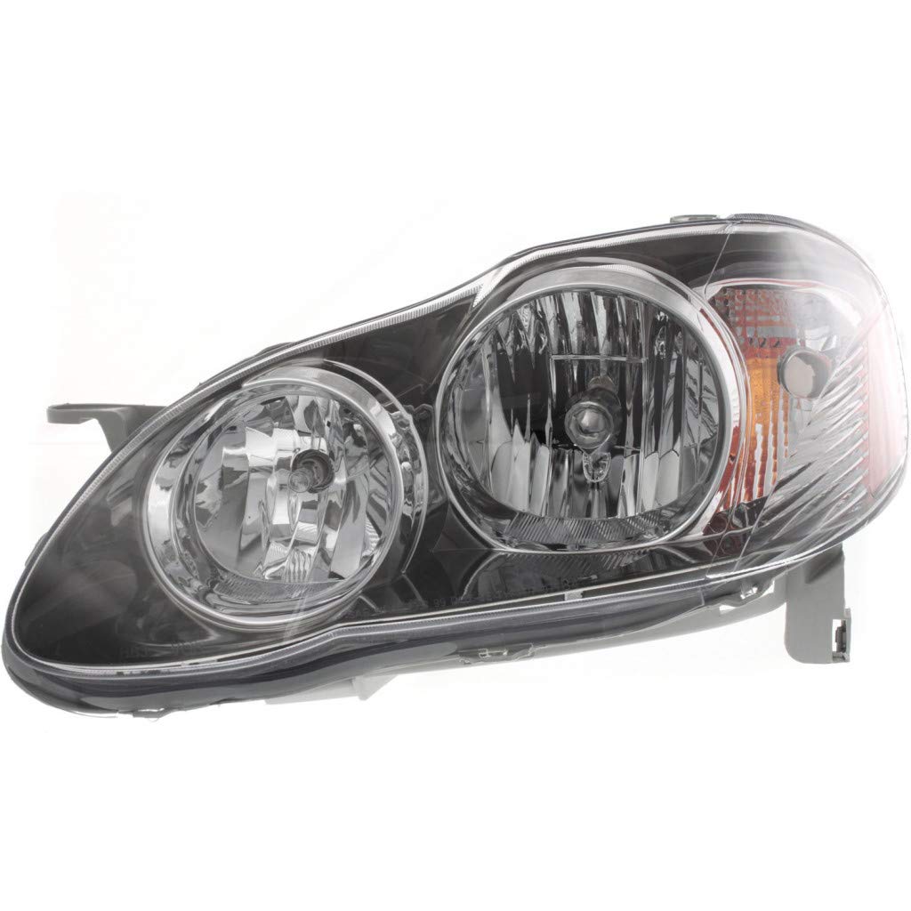 2005-2008 Toyota Corolla Driver Side Headlight Assembly Replacement - TO2502154 - Perfect for Night Driving & Auto Restoration Projects