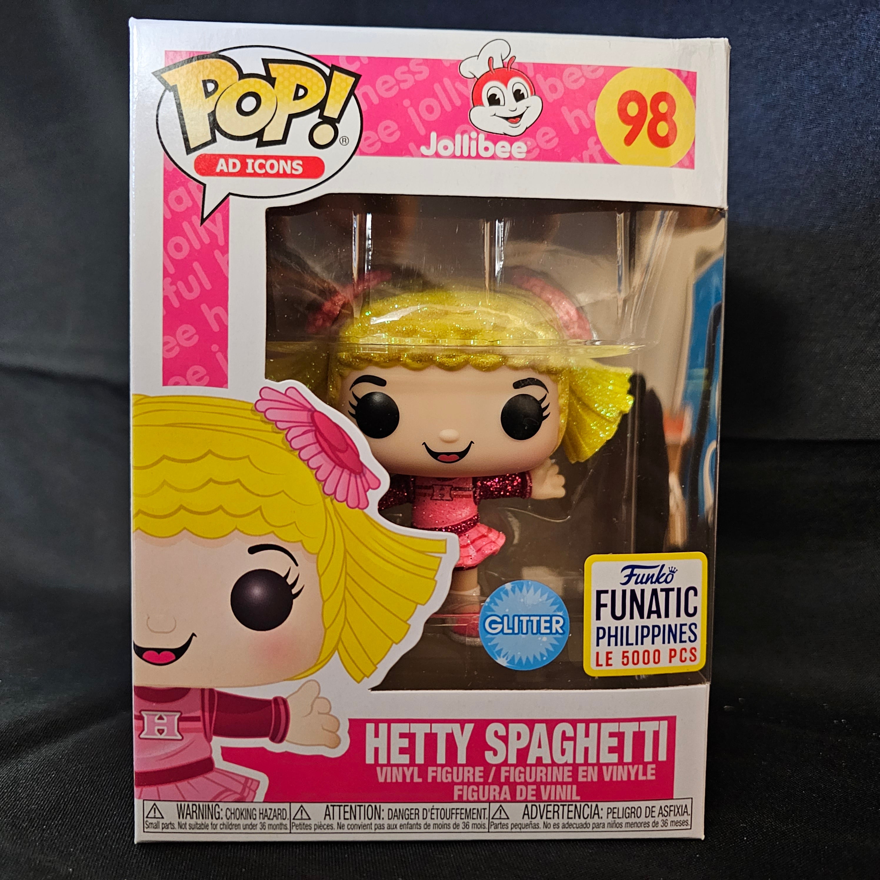 Ad Icon Pop! Vinyl Figure Hetty Spaghetti (Jollibee) [98] - Collectible Funko Pop Toy for Fans & Decor - Perfect for Home Display, Office Decor, and Gift Giving