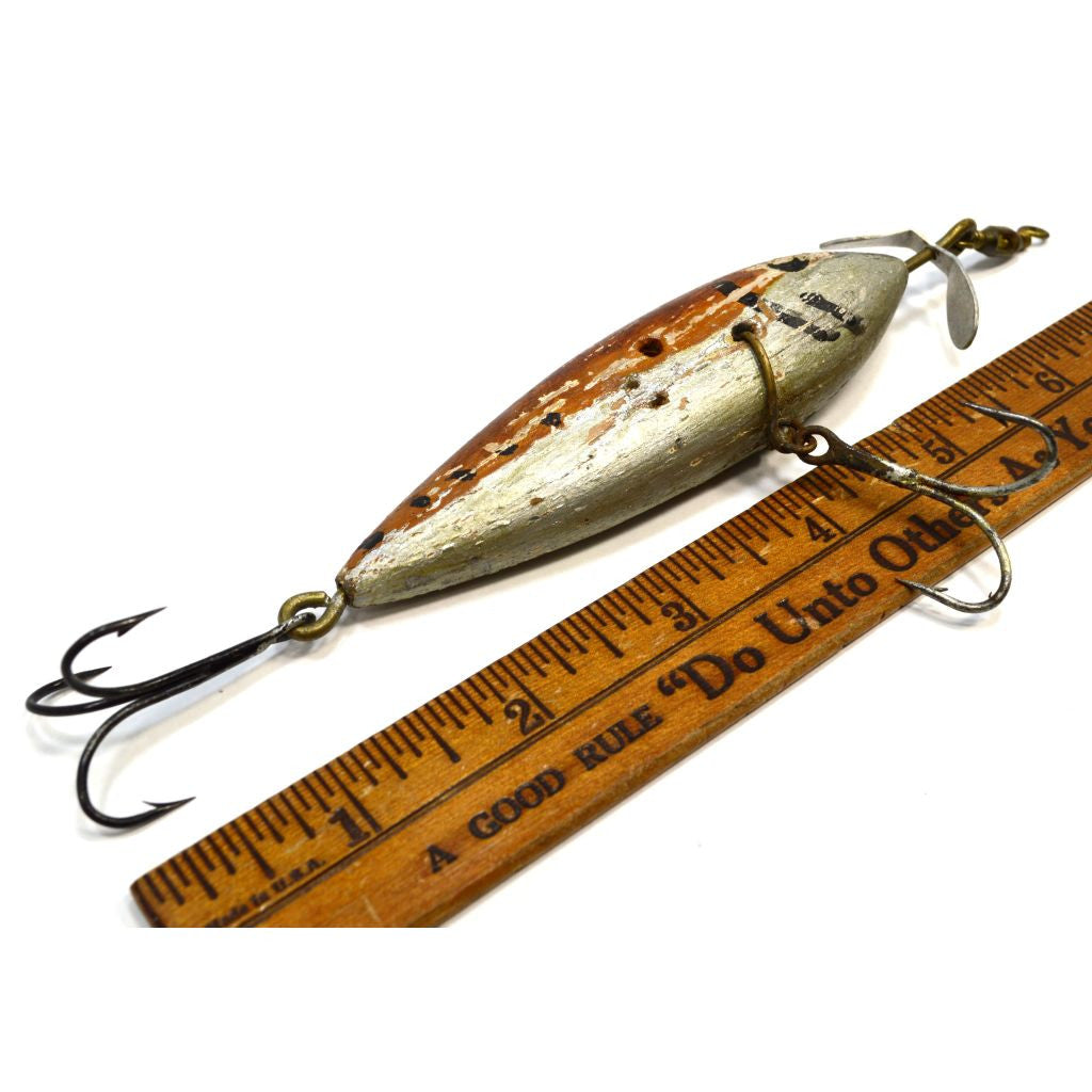 Vintage Handmade Wooden Fishing Lure - 4