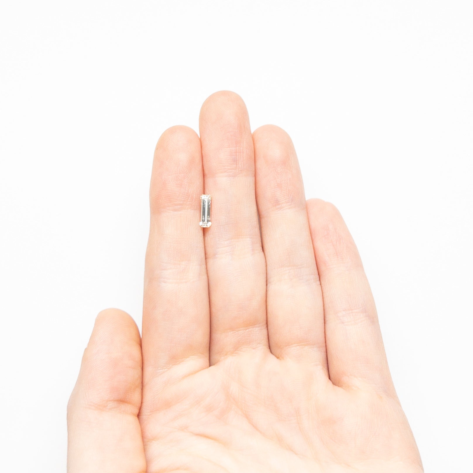 0.52ct 8.48x3.00x1.83mm Step Cut Rectangle Sapphire with Cut Corners - Perfect for Engagement Rings & Fine Jewelry Making