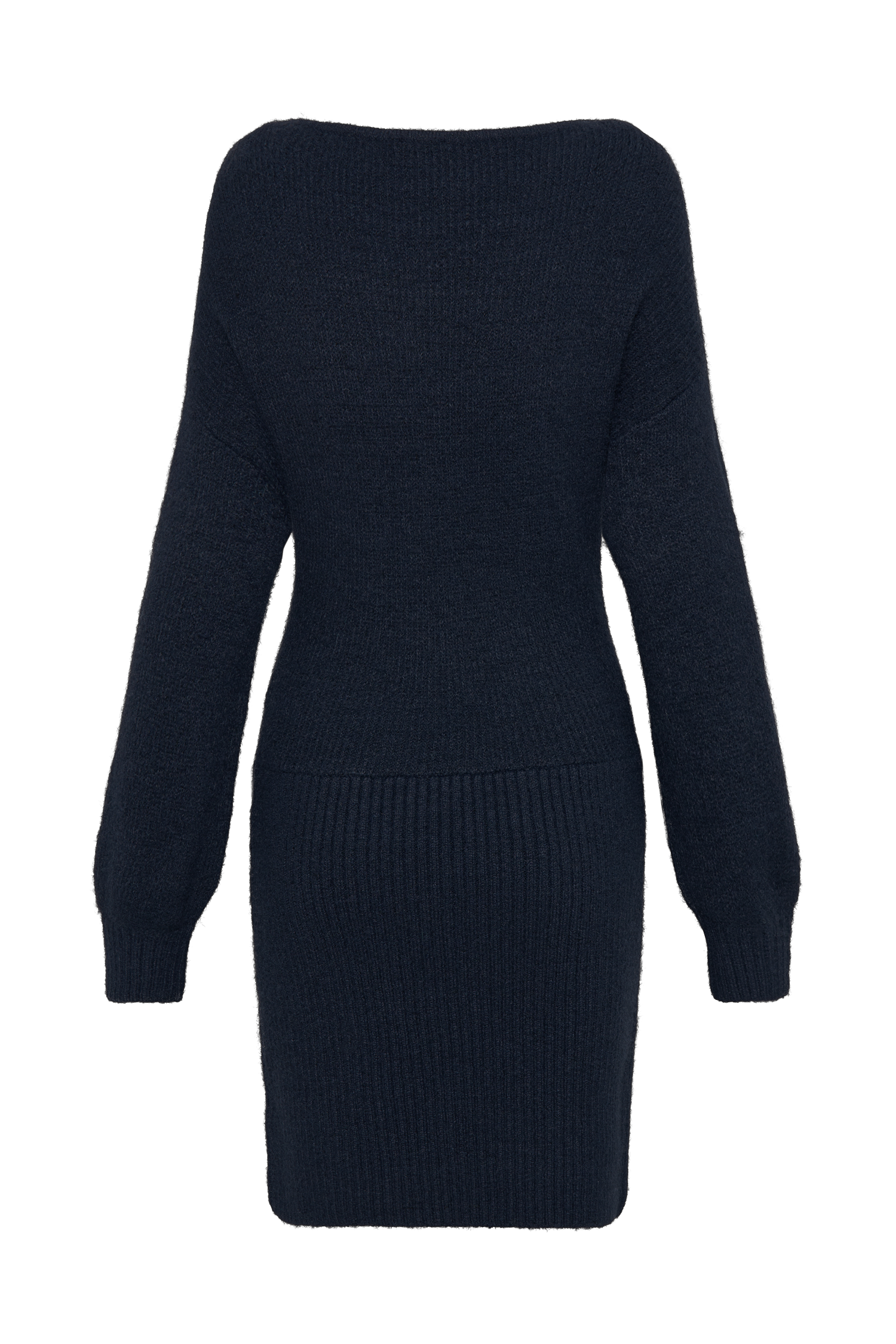 Rafferty Boat Neck Knit Mini Dress in Navy - Stylish & Comfortable for Casual Outings, Date Nights & Summer Parties