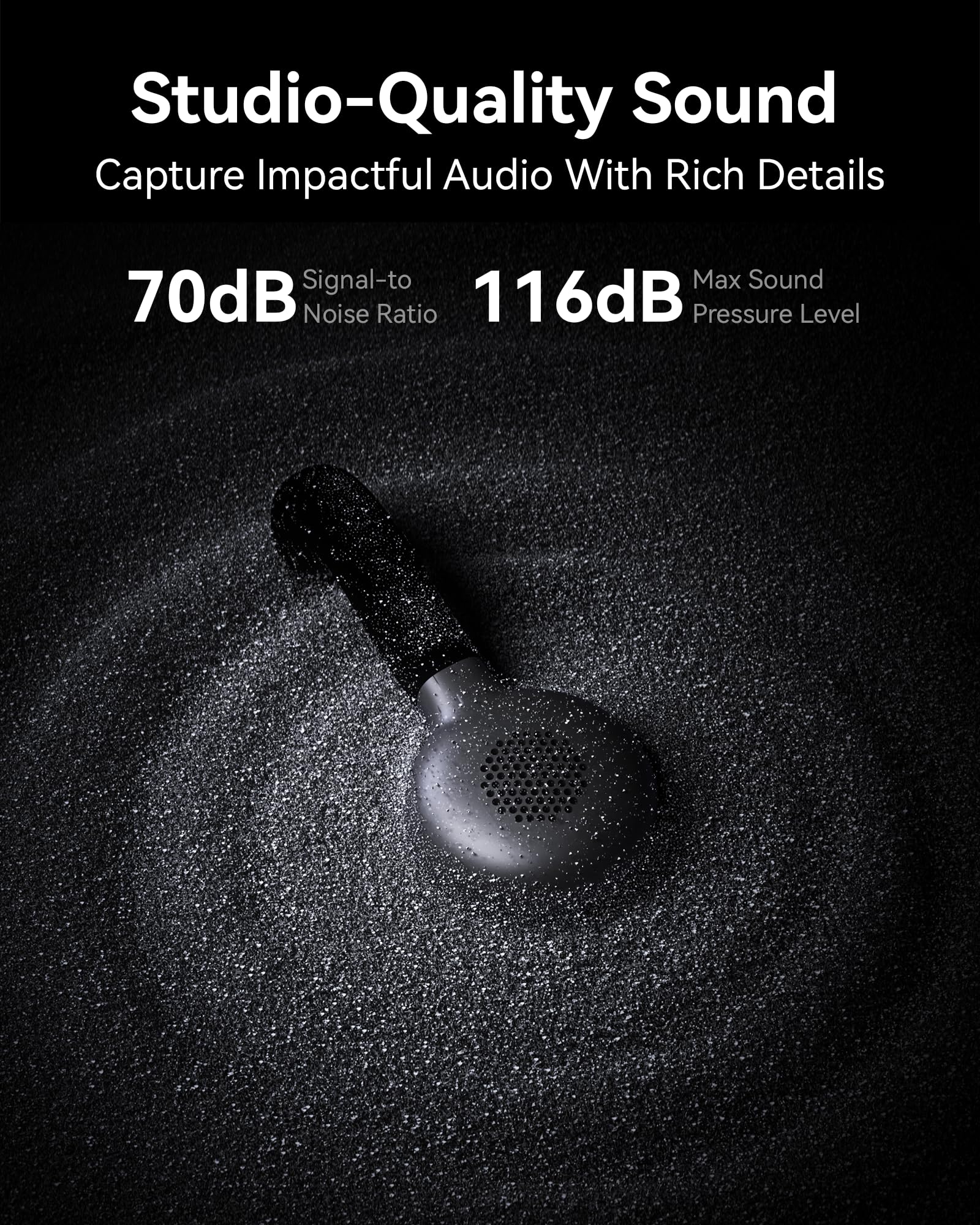 Hollyland Lark M2S Mini Combo Wireless Microphone System (Camera RX+Type-C RX) - 7g Ultra Lightweight, 300m Long Range, Titanium Clip - Perfect for DSLR, iPhone, Android & Laptop - Ideal for Content Creation, Online Teaching, Live Streaming & Vlogging