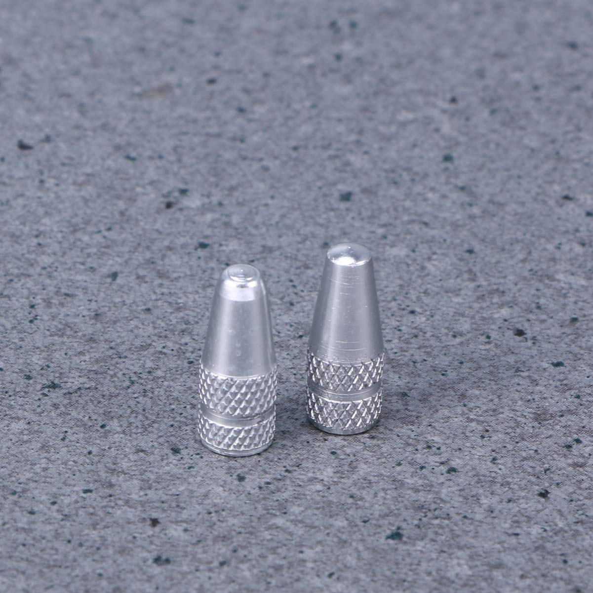 6 Pcs Aluminum Bicycle Tire Valve Caps - Durable Bike Tire Stem Caps for Road, Mountain & BMX Bikes - Perfect for Cycling, Commuting & Outdoor Adventures