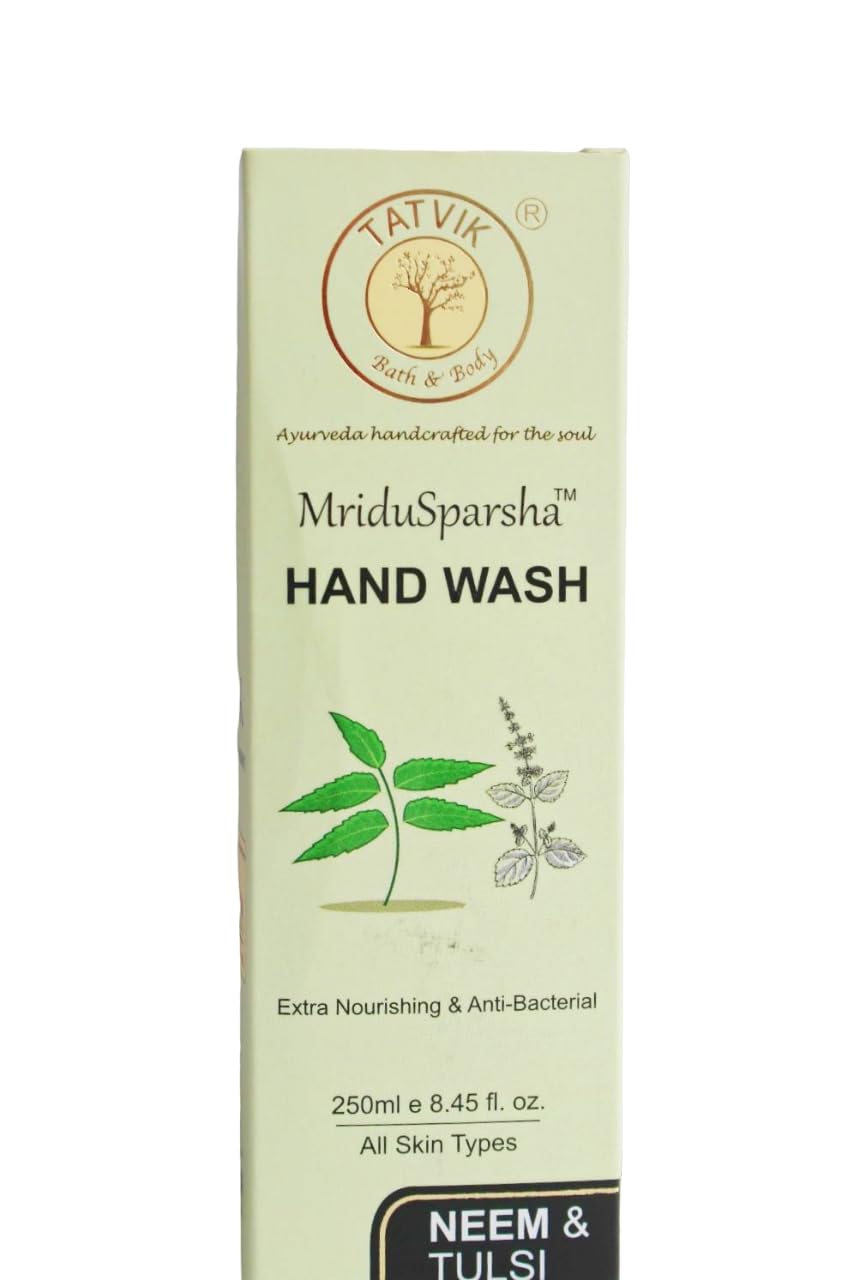RICHESM HEALTHCARE Neem & Tulsi Antibacterial Hand Wash - Gentle Cleansing Formula (Pack of 2) | Natural Herbal Hand Soap for Daily Hygiene, Kitchen & Bathroom Use