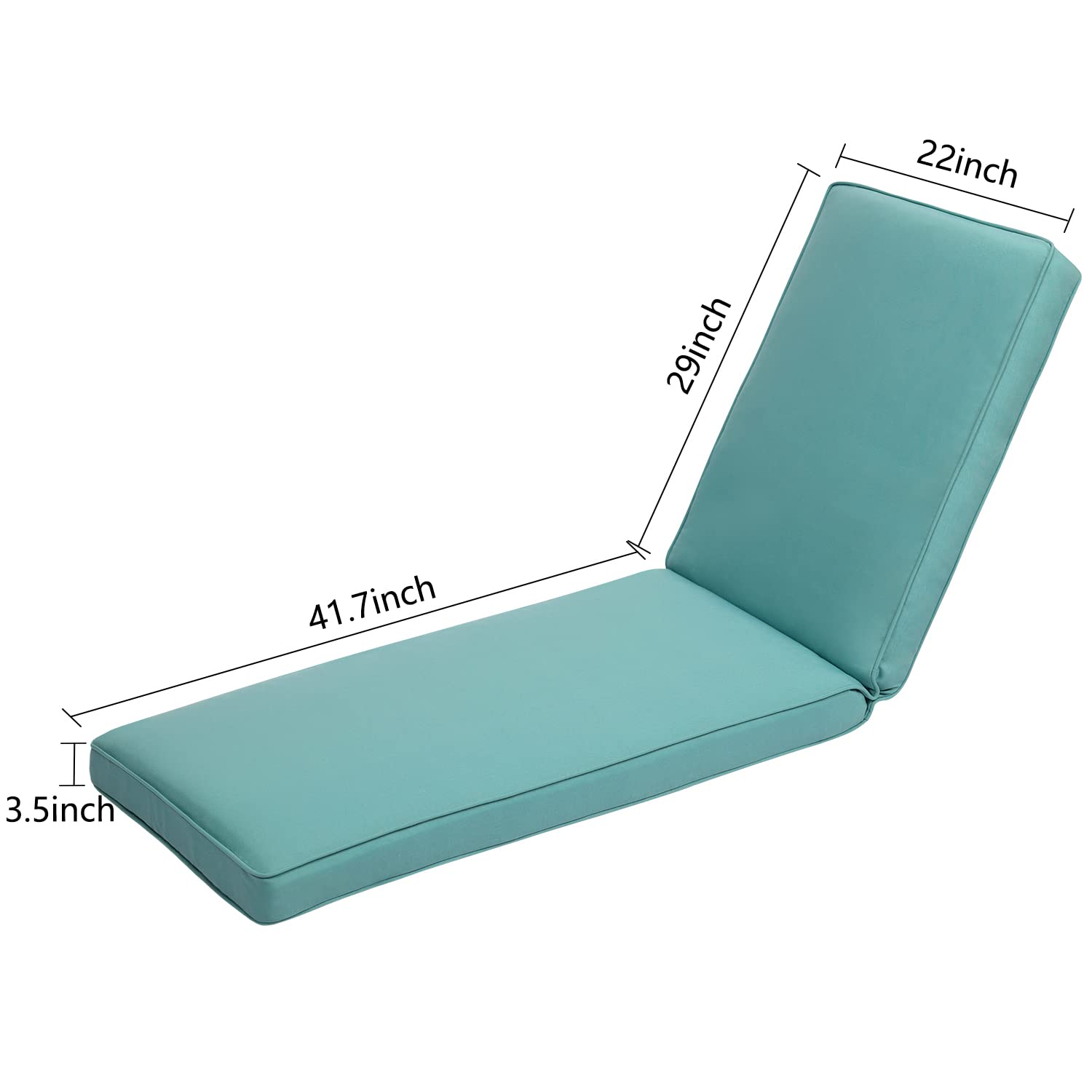 **BPS Outdoor Lounger Cushion 72
