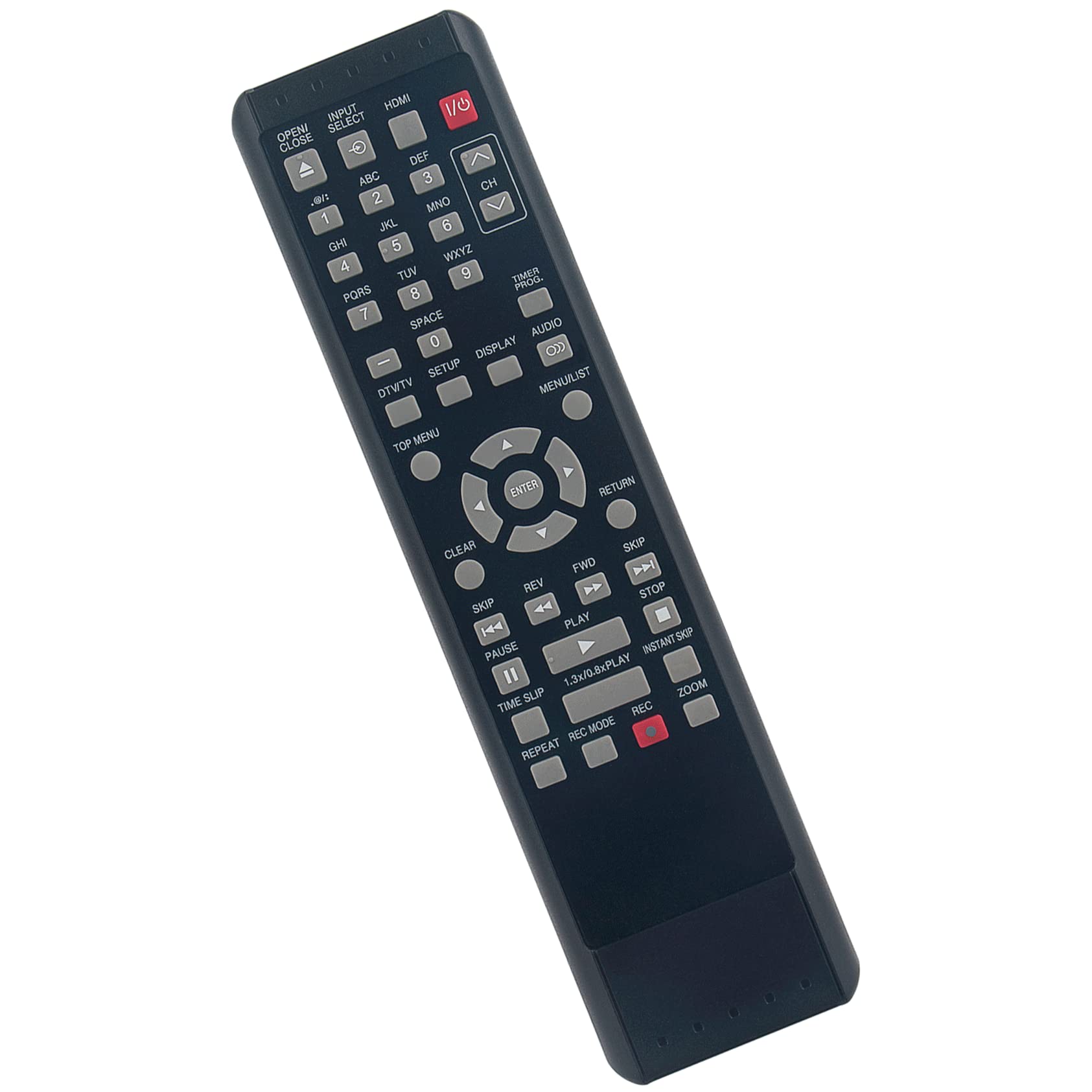 Toshiba DVD Recorder Replacement Remote Control Compatible with D-R550/D-R560/D-R570 Series (D-R550KU/D-R560KU/D-R570KU) - Perfect for Home Entertainment Systems & Media Centers