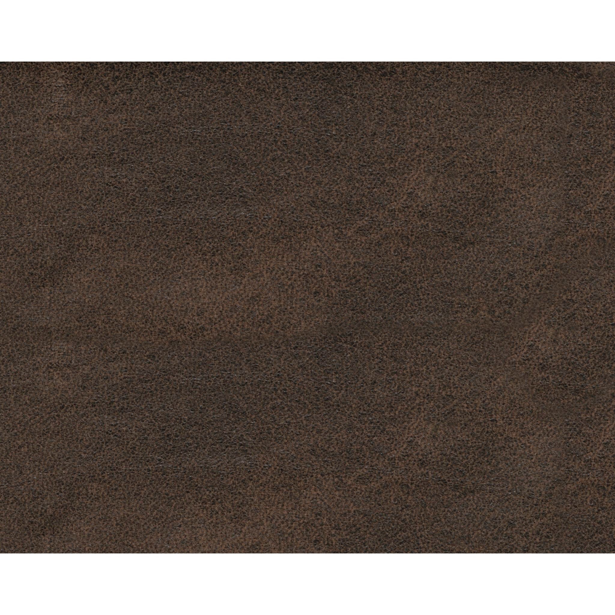 Luxury Abalone Oversized Accent Ottoman in Rich Chocolate Brown - Perfect for Living Room, Bedroom & Home Decor