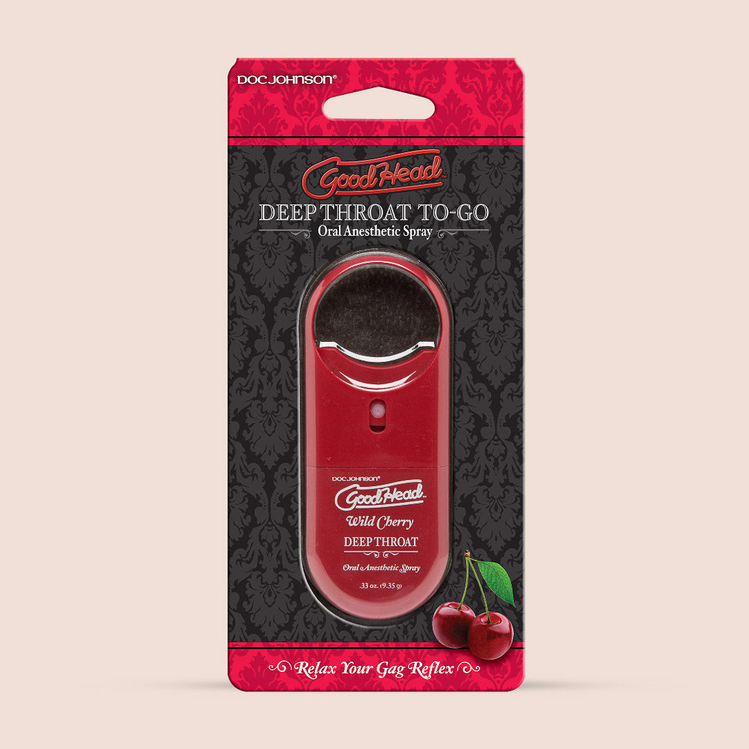 Goodhead™ Deep Throat Spray To Go - Flavored Throat Desensitizer Spray for Enhanced Oral Pleasure | Perfect for Sensitive Throat & Intimate Moments