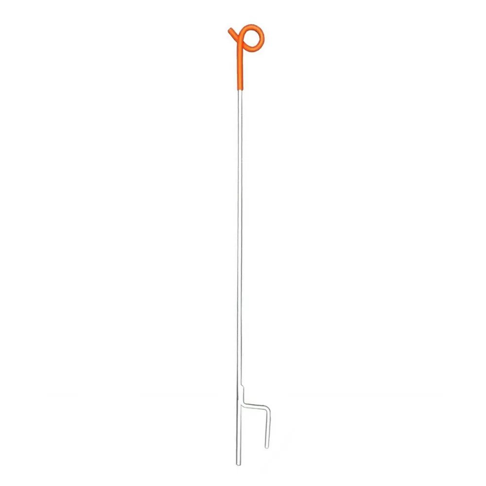 Gallagher® 42 Inch Heavy Duty Pig Tail Step-In Fence Post - Durable Steel Ground Stakes for Electric Livestock Fencing, Farm & Pasture Use