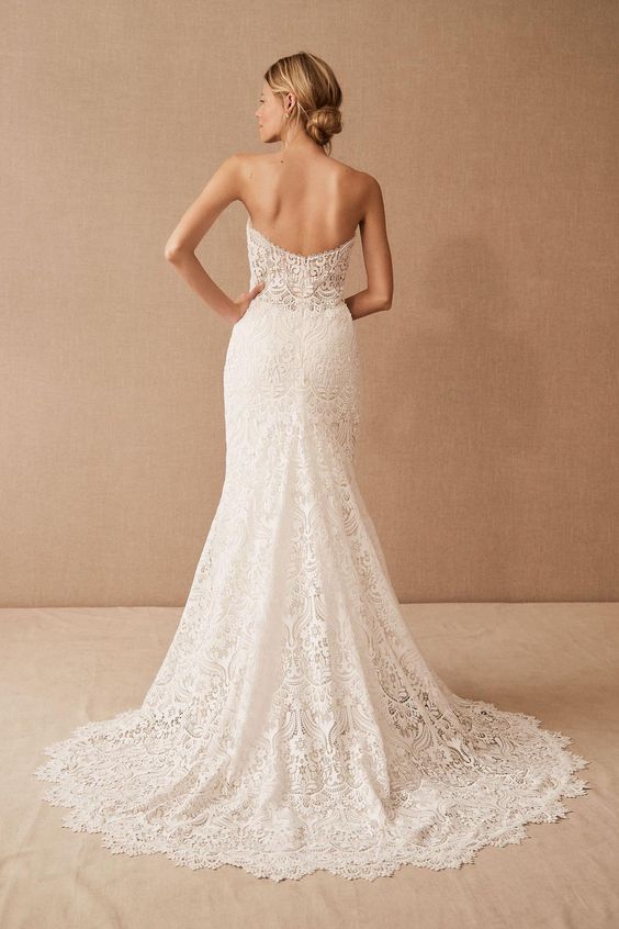 Willowby Yesenia Wedding Gown - Elegant Lace Bridal Dress for Bride, Perfect for Beach, Garden & Outdoor Ceremonies