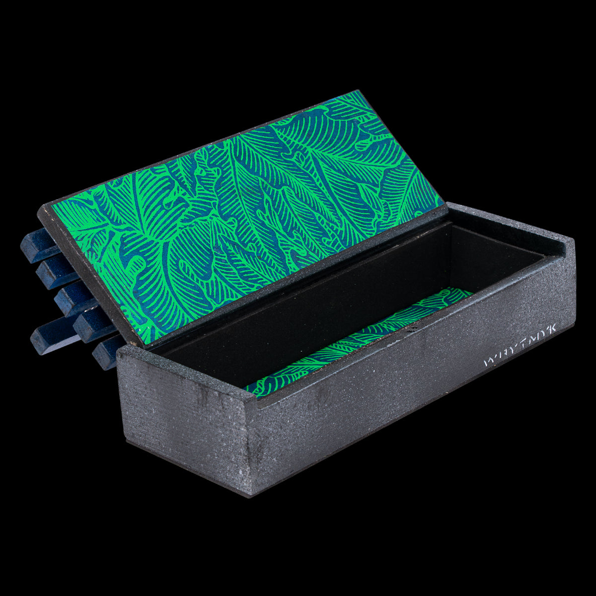 WhytMyk Concrete Fingerboard Ramp - Double Bench Box for Skateboard Training | Perfect for Indoor & Outdoor Skate Practice, Street Style Tricks, and Fingerboard Enthusiasts