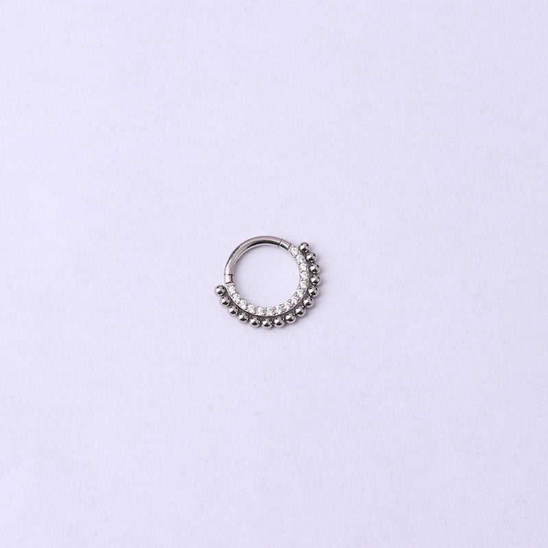 16G Surgical Steel Nose Hoop Ring - Silver Septum Piercing Jewelry for Women & Men | Perfect for Everyday Wear, Parties & Alternative Fashion