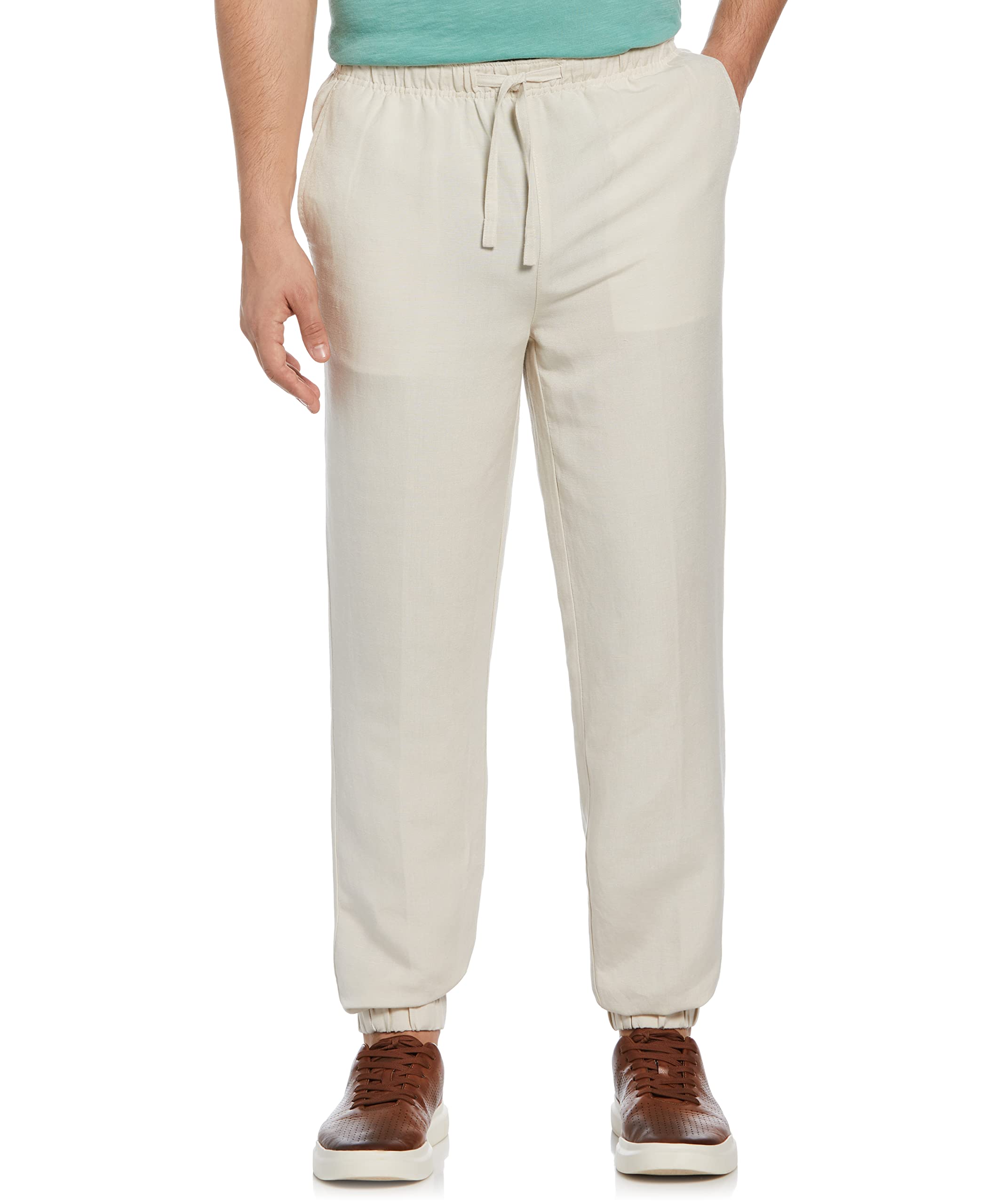 Cubavera Men's Lightweight Pull-On Jogger Pants with Drawstring Waist - Comfortable Casual Lounge & Workout Pants for Running, Yoga, and Everyday Wear
