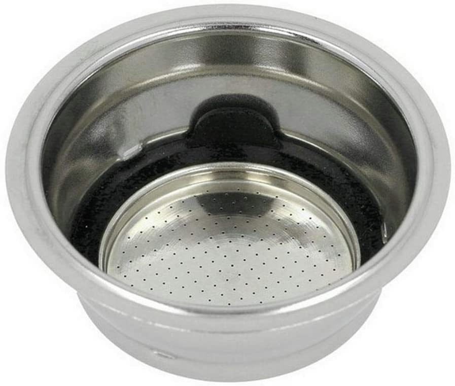 Delonghi Automatic Cappuccino Coffee Machine Replacement Filter - Easy Clean 2 Cup (2x Dose) Coffee Filter for Home & Office Use