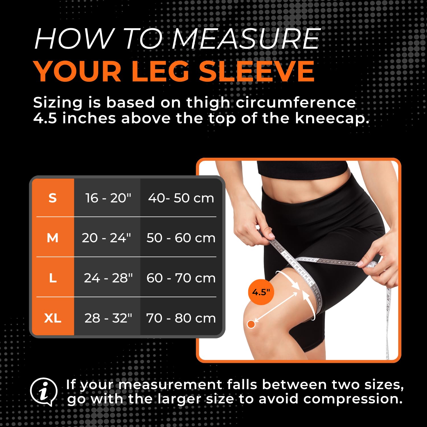 Incrediwear Leg Sleeve for Pain Relief & Recovery - Full Length Compression Sleeves for Men & Women to Reduce Swelling, Improve Circulation & Muscle Support (Charcoal, X-Large) - Ideal for Running, Workouts & Post-Surgery Recovery