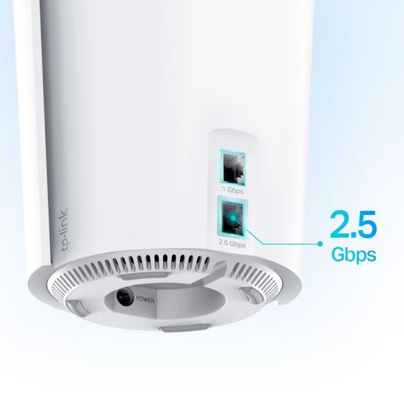 Deco X90 (1 Pack) AX6600 Tri-Band Whole Home Mesh WiFi System - Seamless Coverage for Large Houses, Smart Homes & Gaming